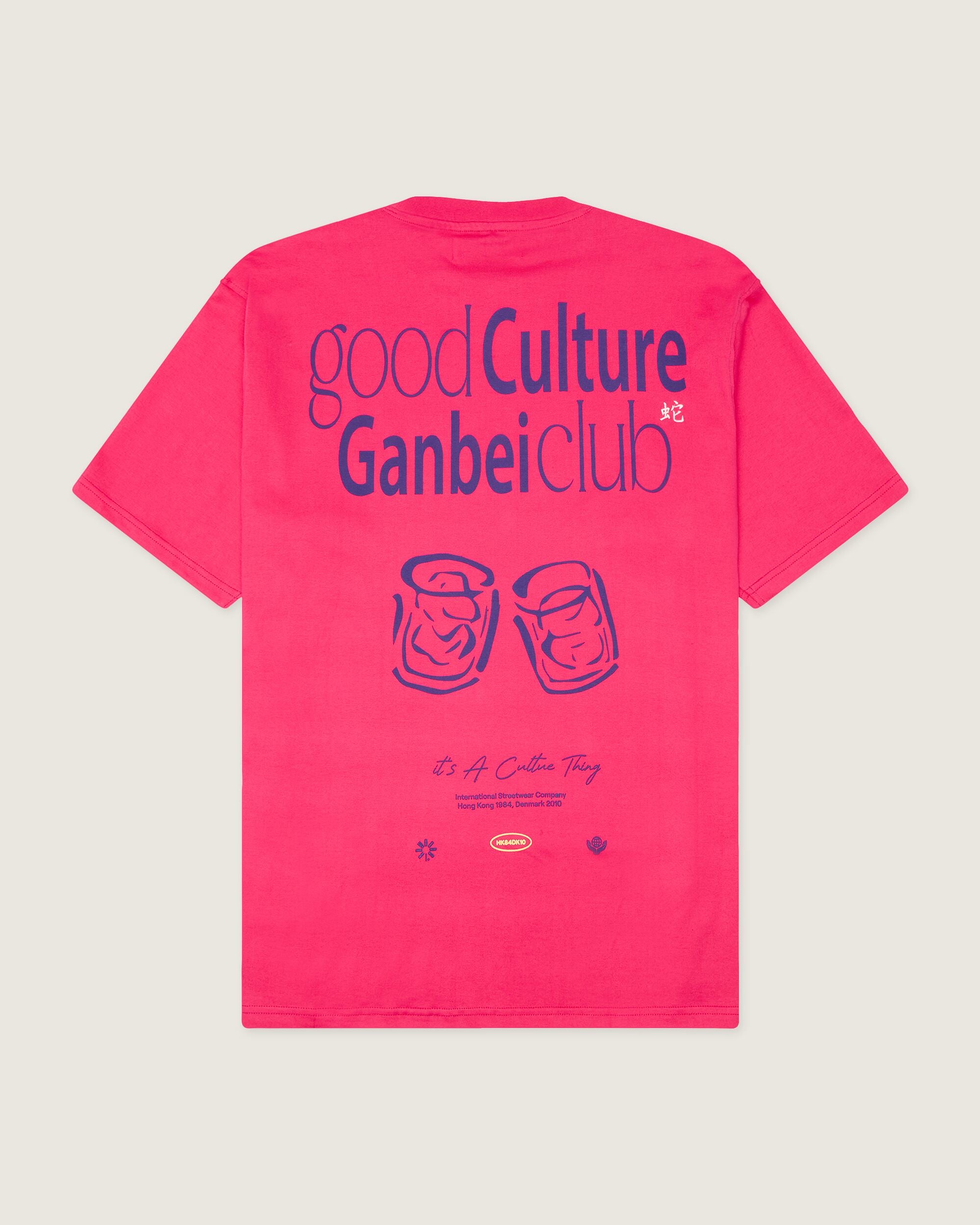 Woodbird WBBaine Ganbei Tee T-Shirts Pink