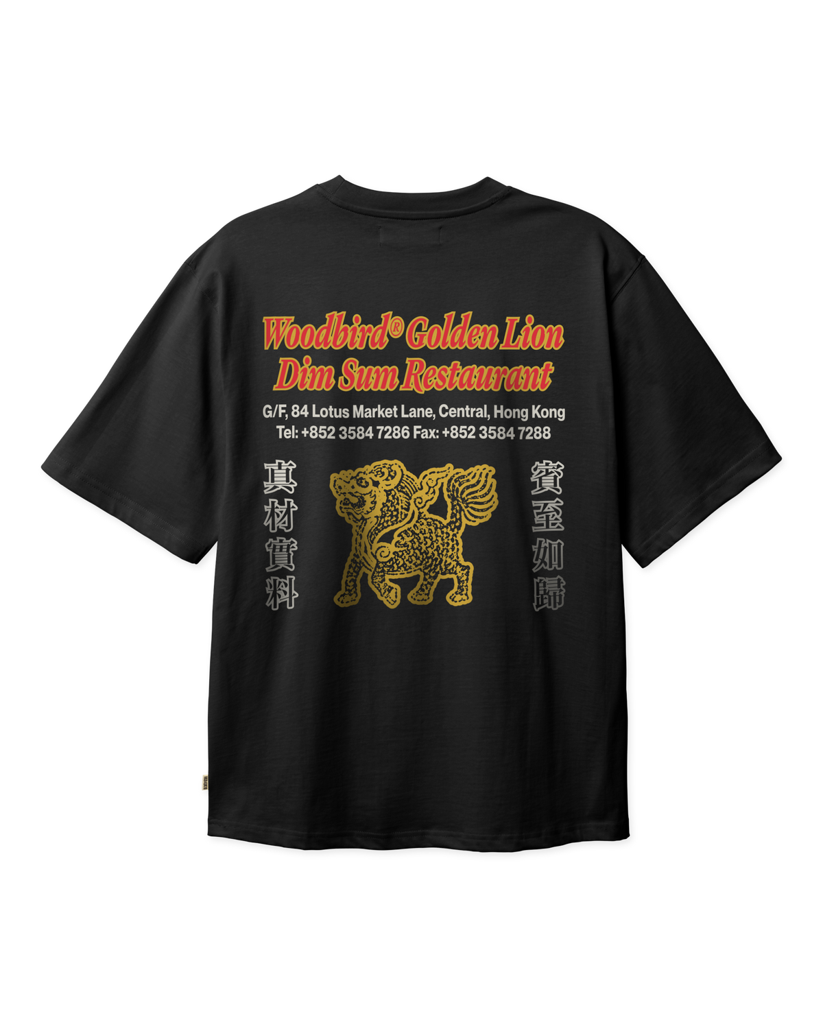 Woodbird WBBaine Golden Tee T-Shirts Black