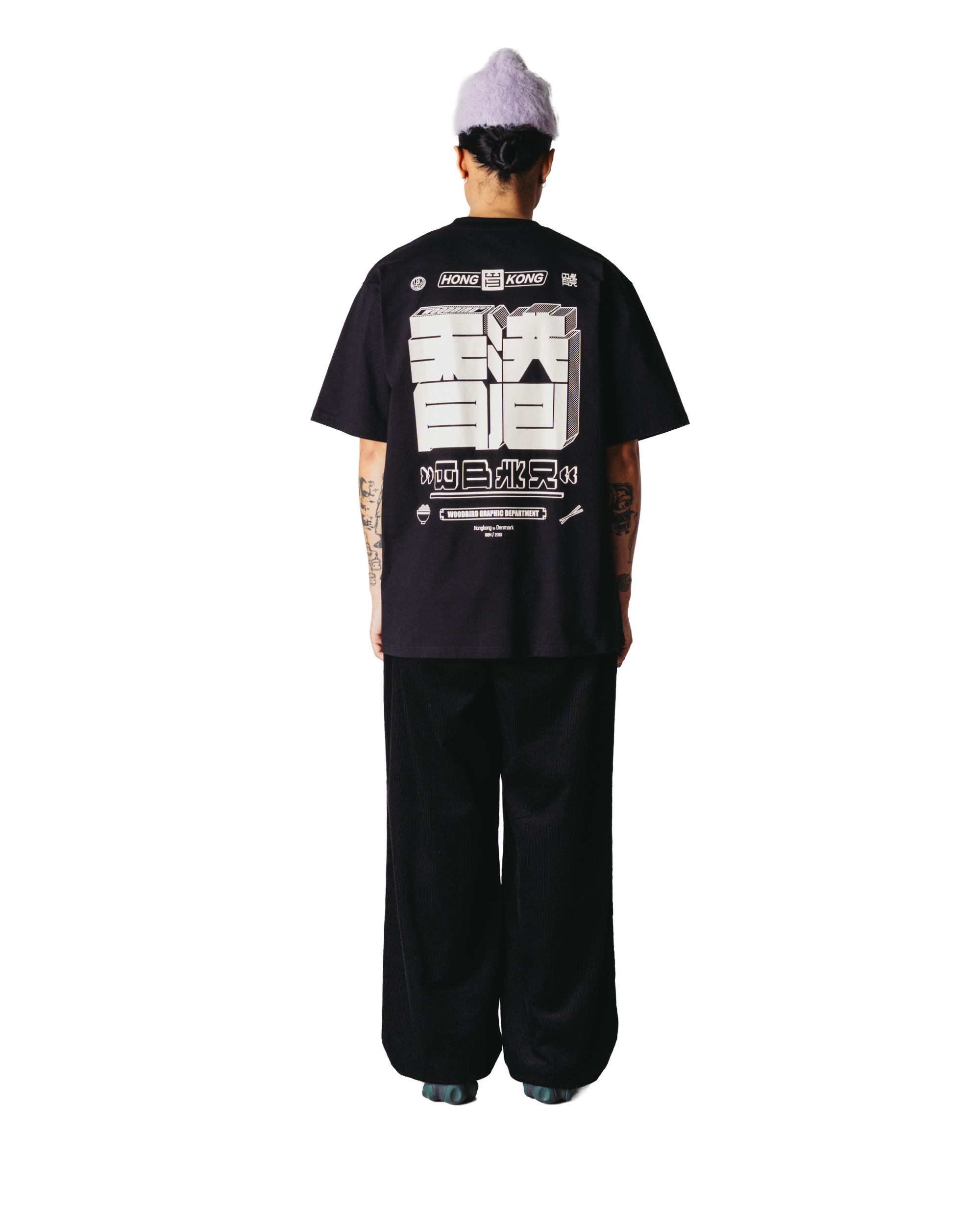 Woodbird WBBaine HK Tee T-Shirts Black