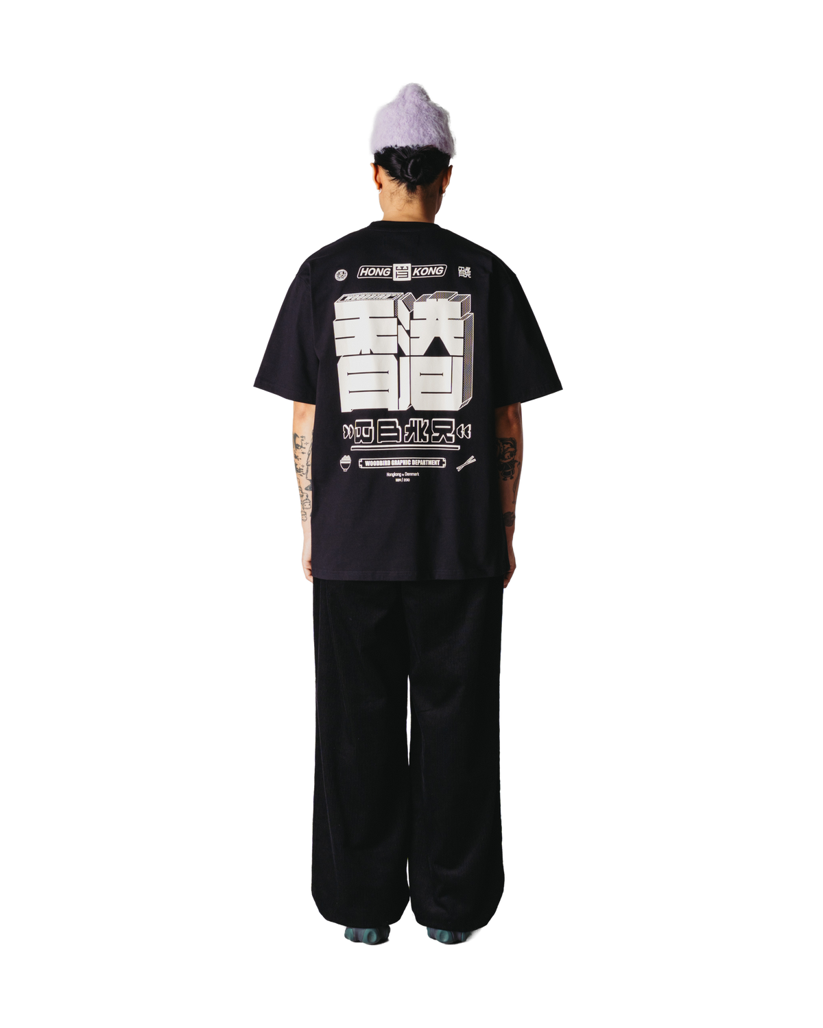 Woodbird WBBaine HK Tee T-Shirts Black