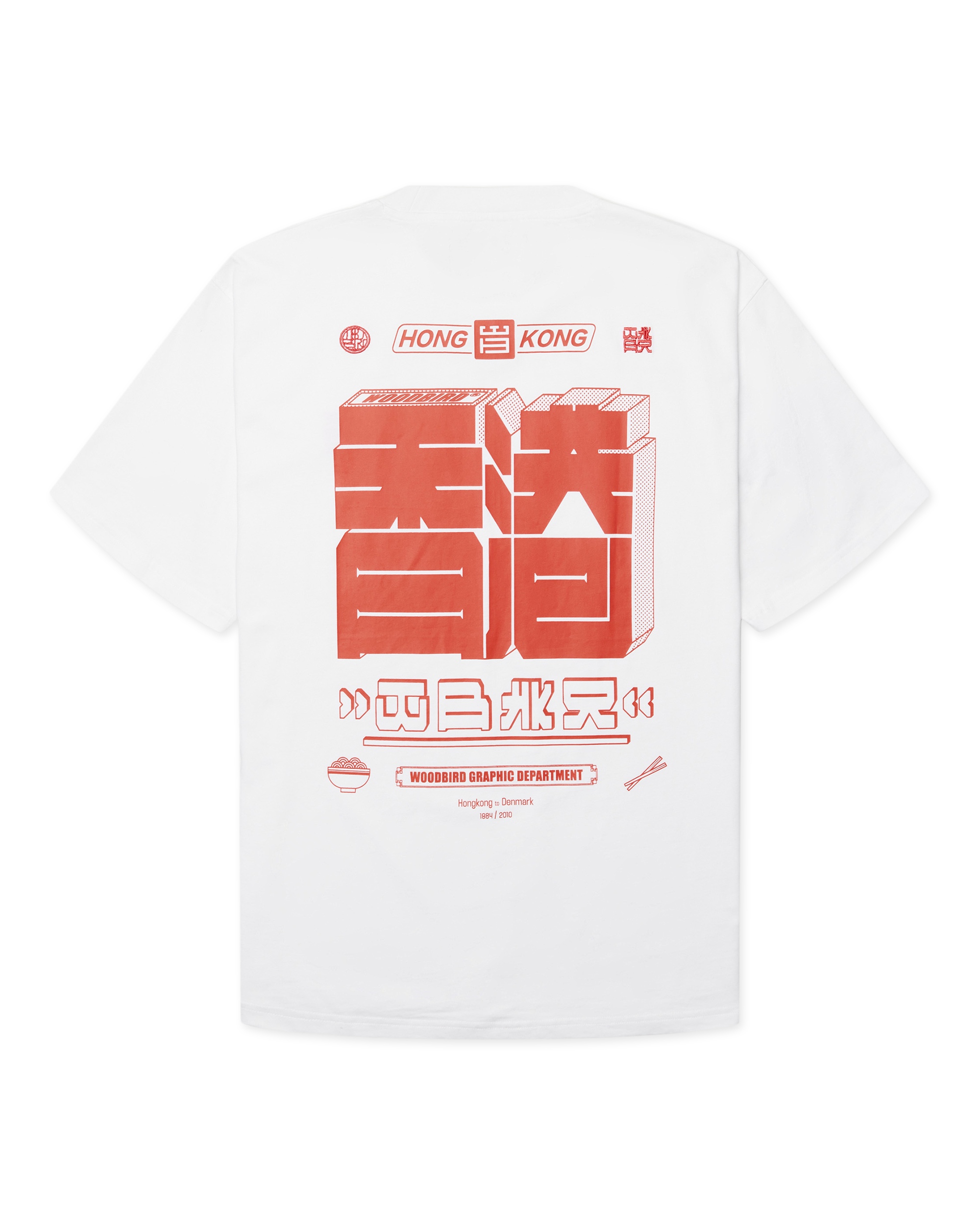 Woodbird WBBaine HK Tee T-Shirts White