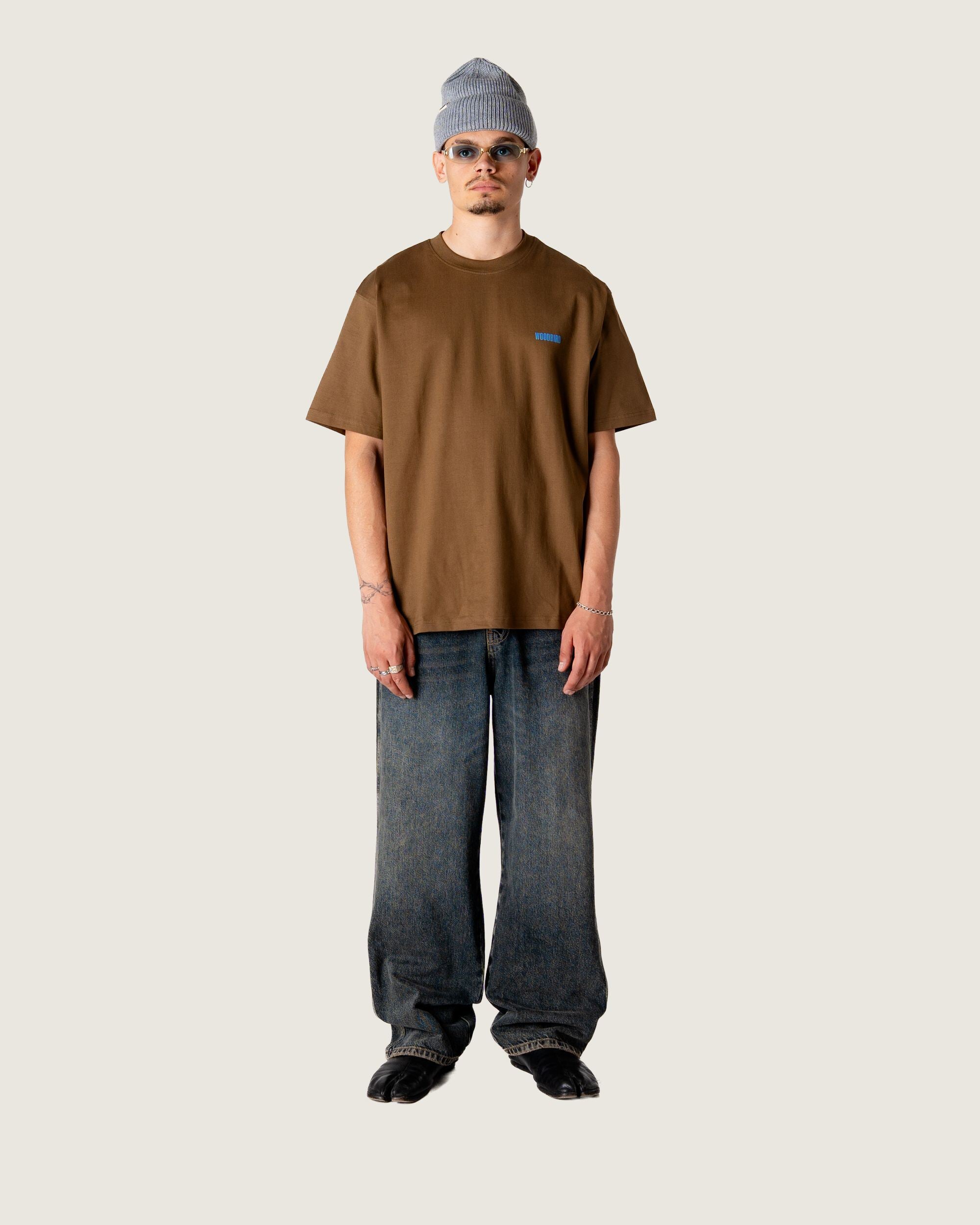 Woodbird WBBaine Koi Tee T-Shirts Dark Brown