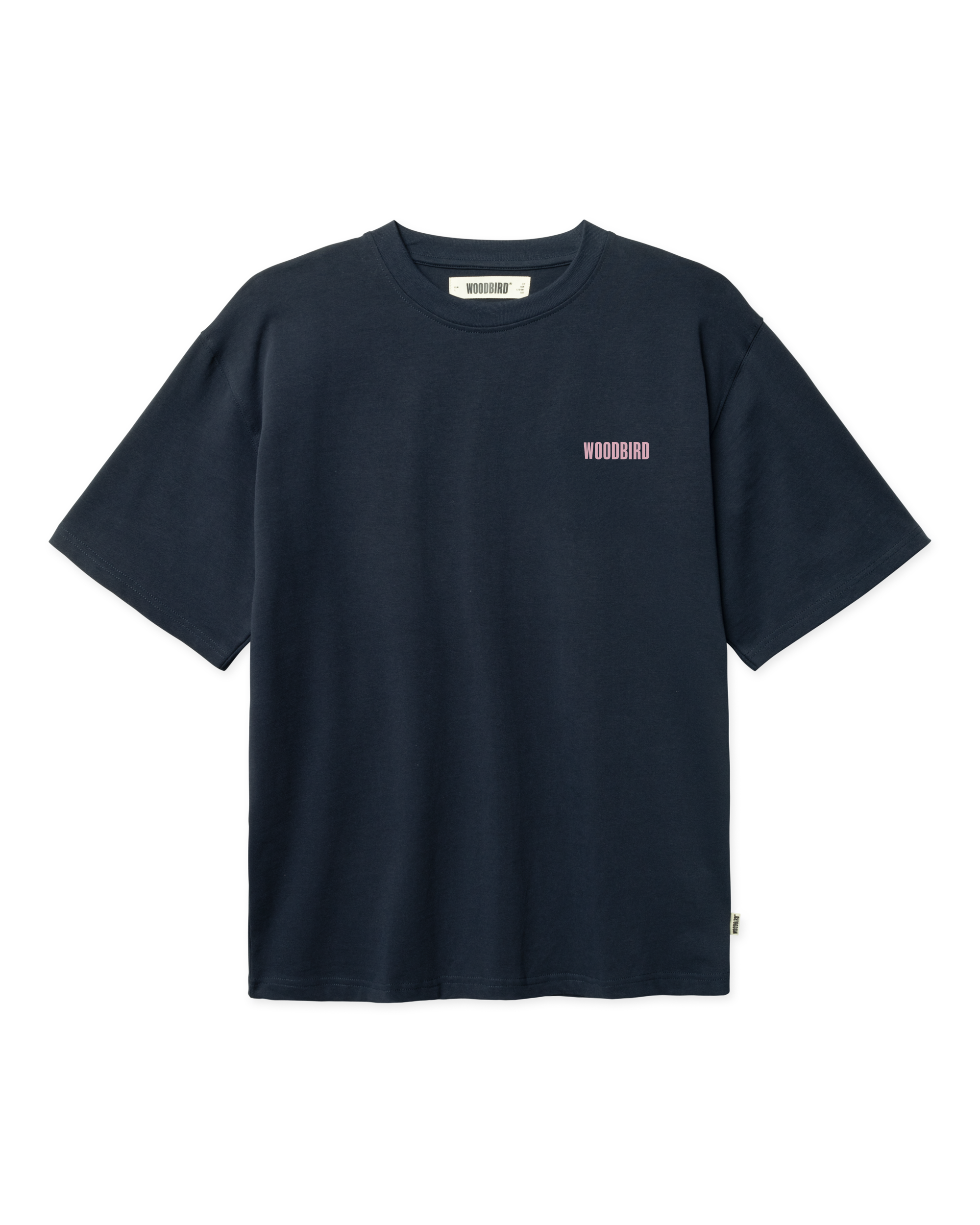 Woodbird WBBaine Koi Tee T-Shirts Dark Navy