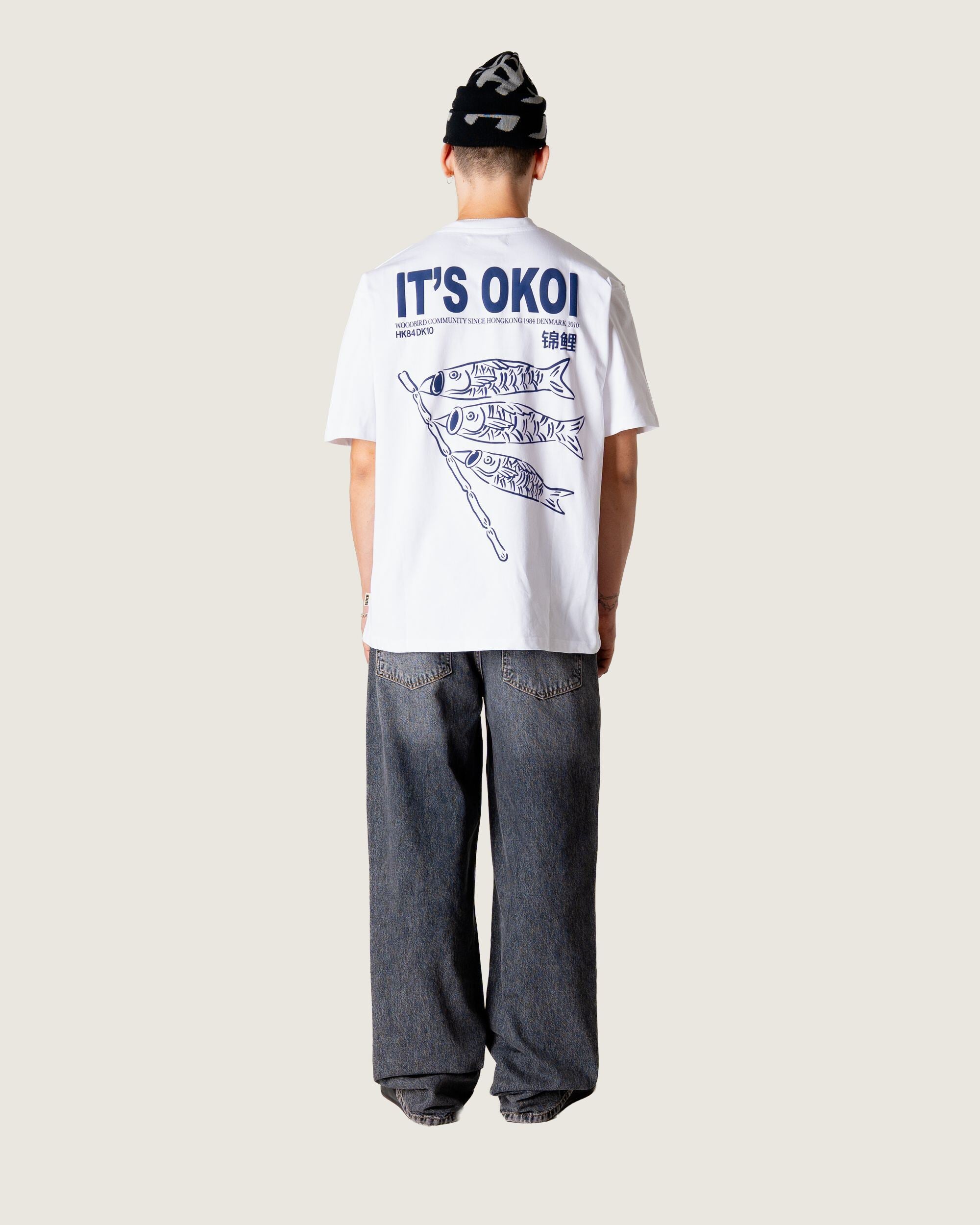 Woodbird WBBaine Koi Tee T-Shirts White