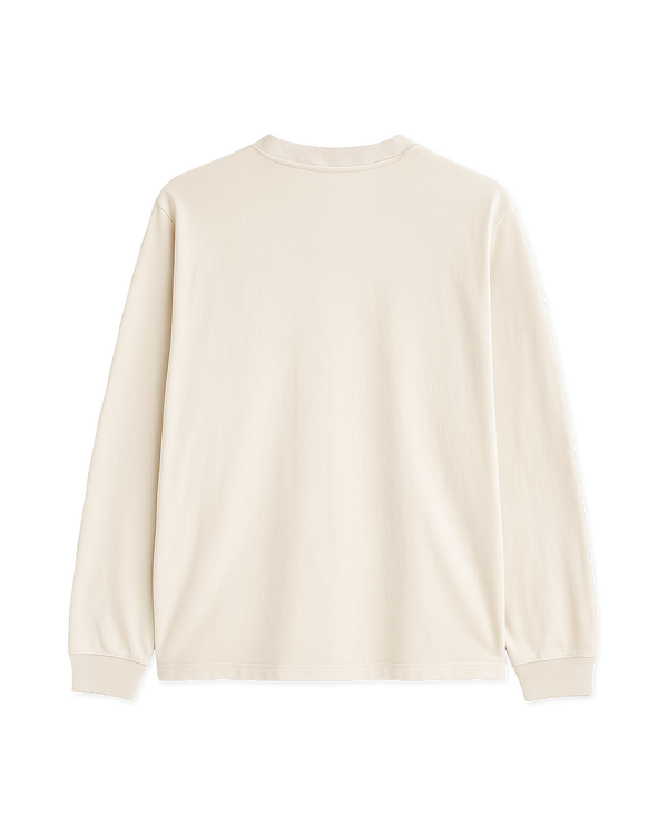 Woodbird WBBaine LS Tee T-Shirts Off White