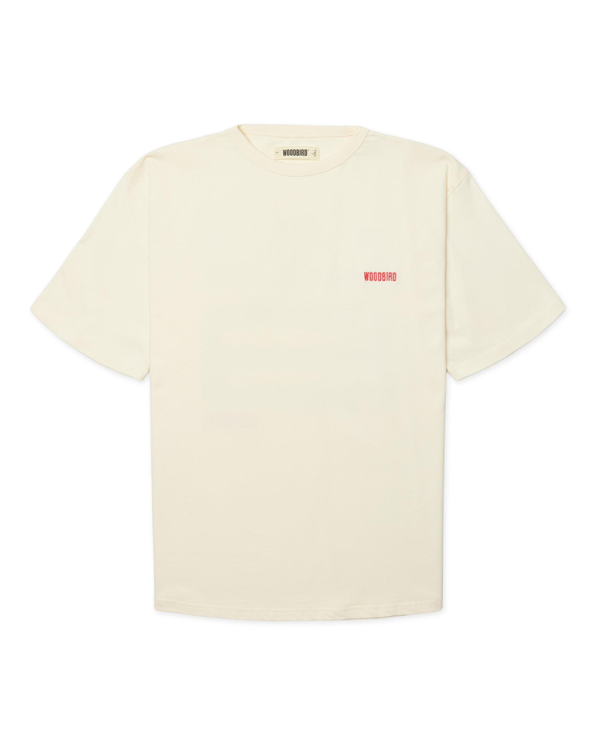 Woodbird WBBaine Mono Tee T-Shirts Off White