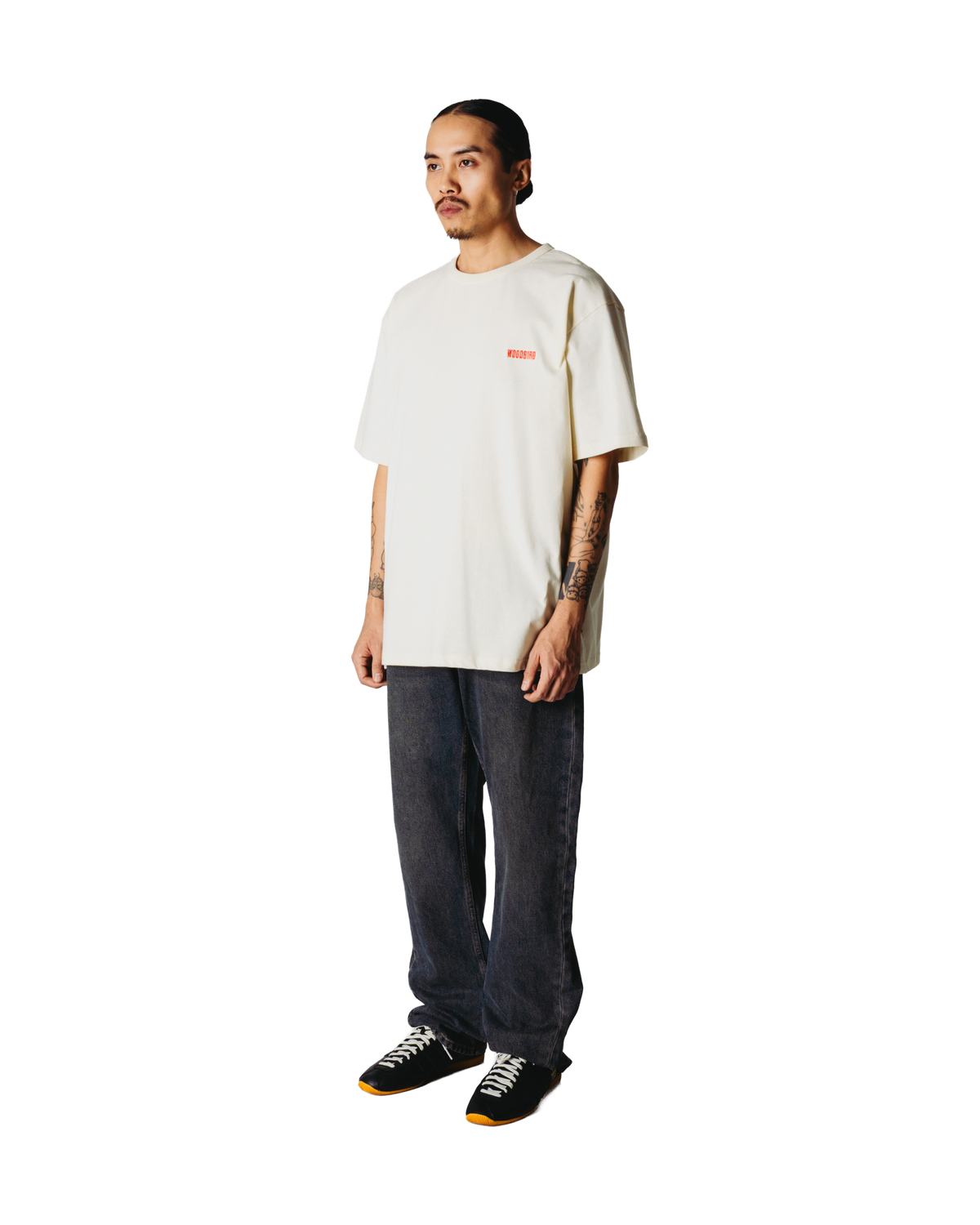 Woodbird WBBaine Mono Tee T-Shirts Off White
