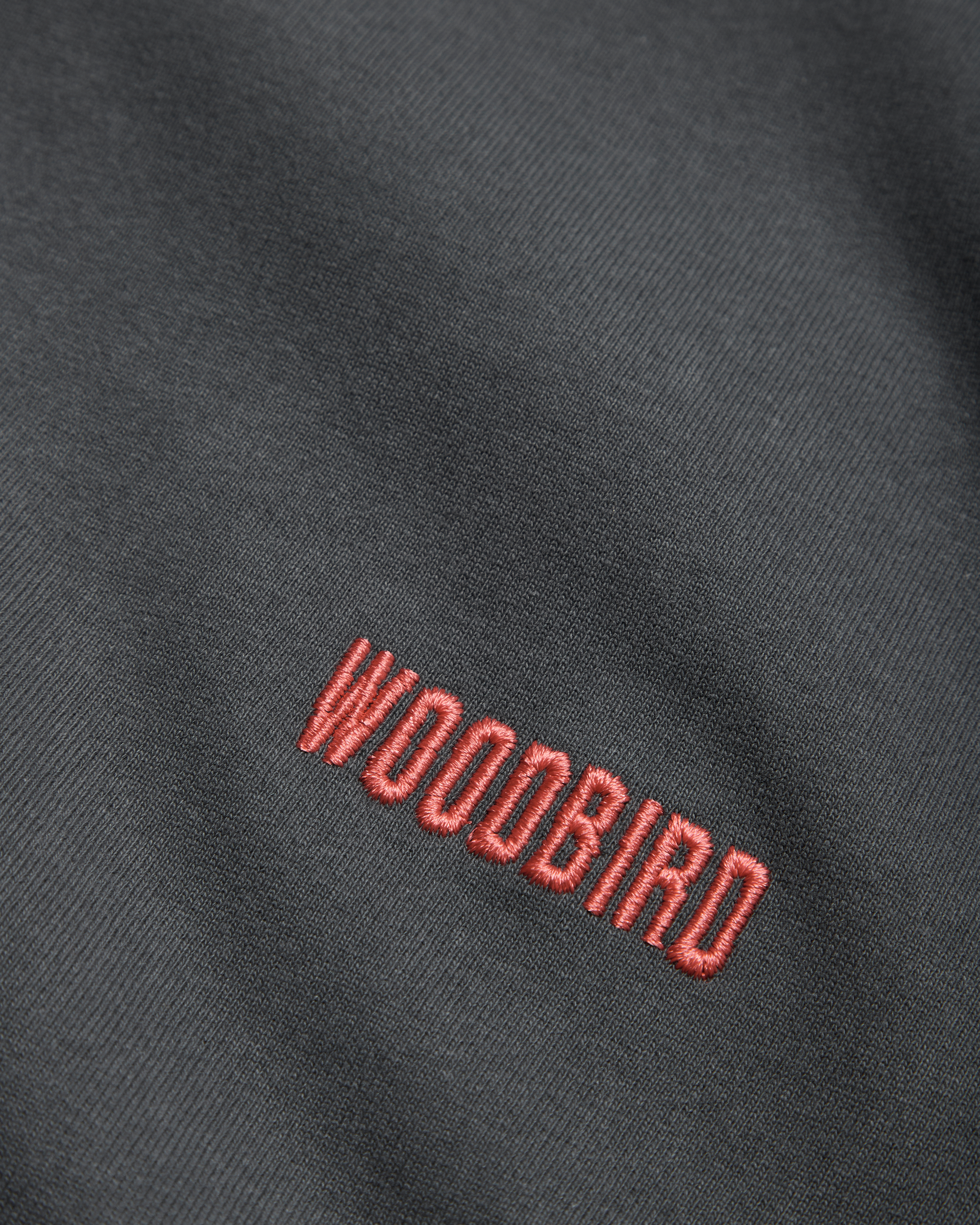 Woodbird WBBaine Mono Tee T-Shirts Slate Blue