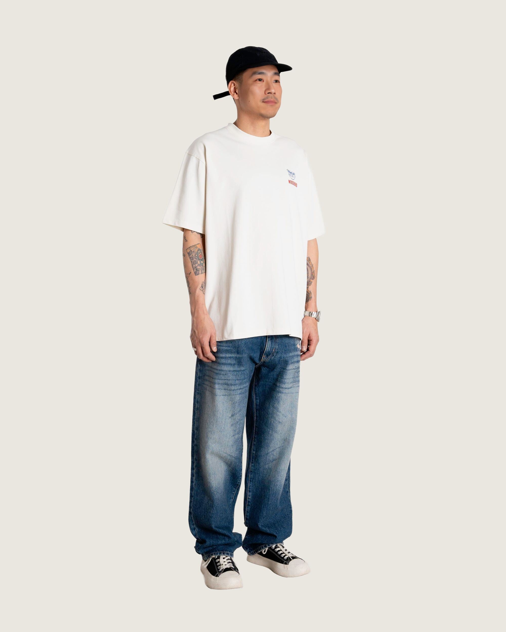 Woodbird WBBaine Noodle Tee T-Shirts Off White