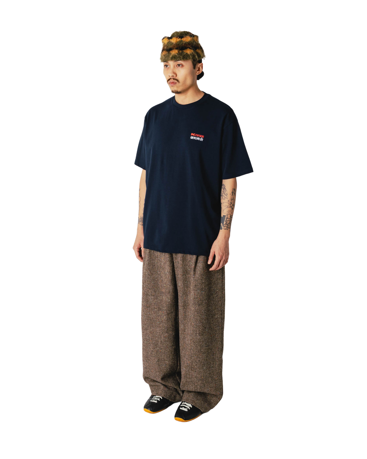 Woodbird WBBaine Pack Tee T-Shirts Dark Navy