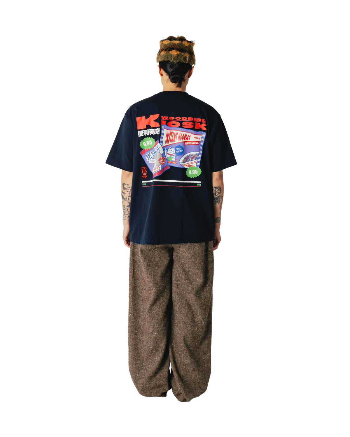 Woodbird WBBaine Pack Tee T-Shirts Dark Navy