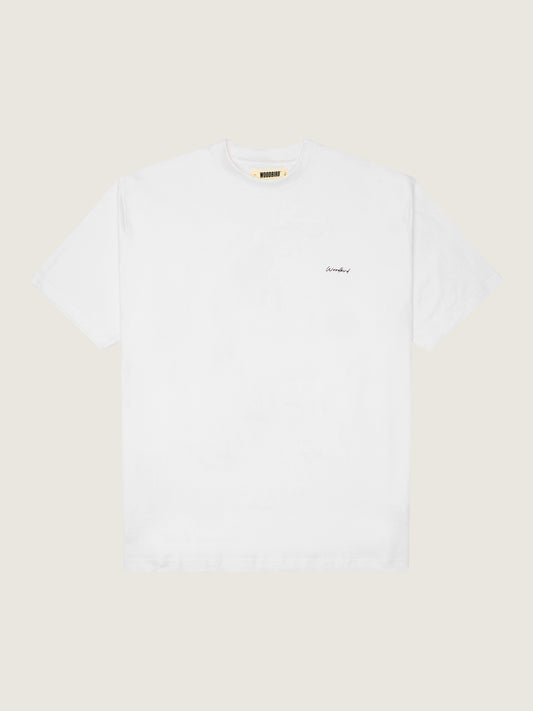 Woodbird WBBaine Pose Tee T-Shirts Off White