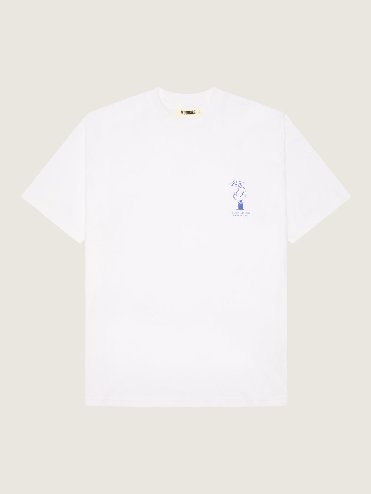 Woodbird WBBaine Relax Tee T-Shirts White