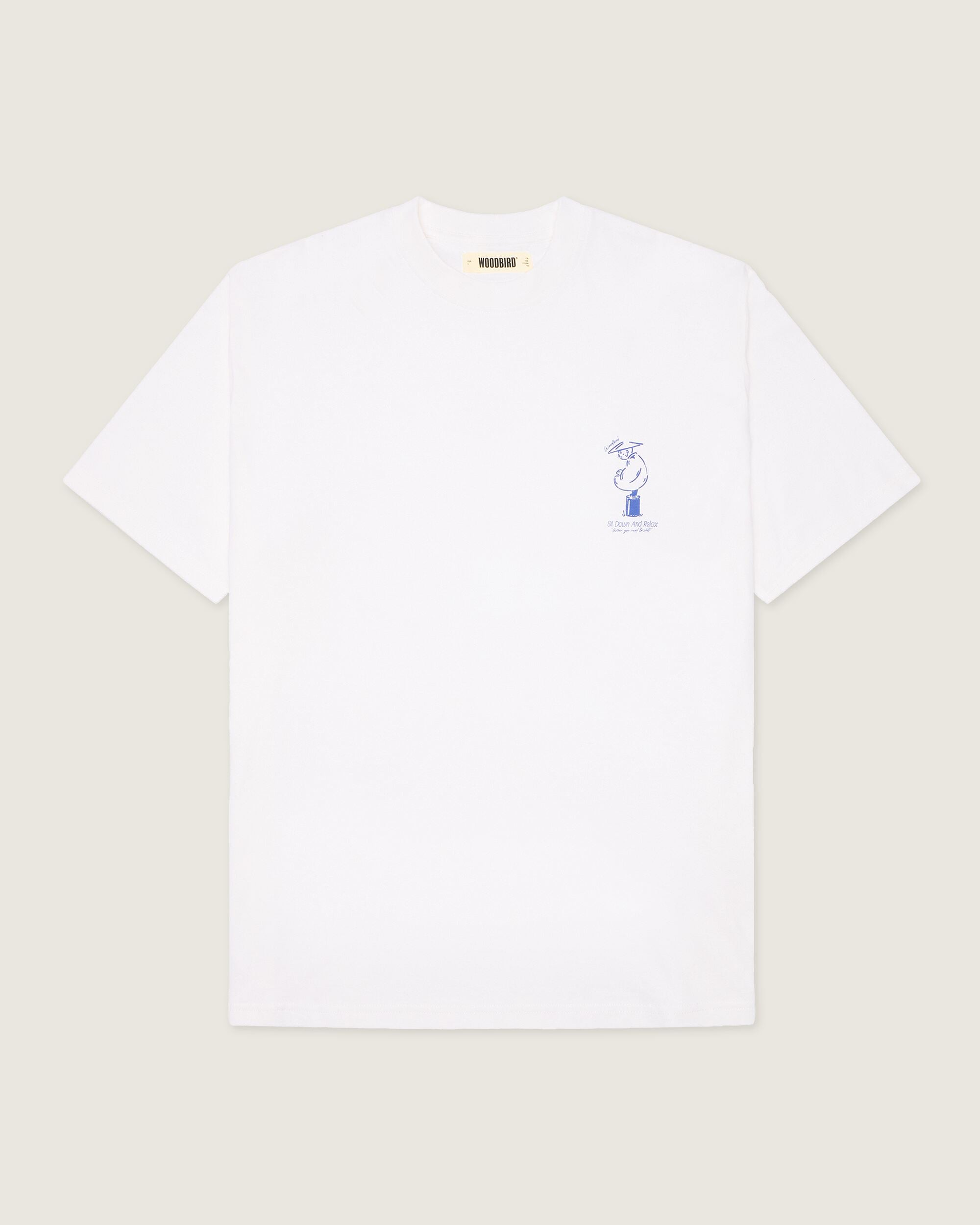 Woodbird WBBaine Relax Tee T-Shirts White