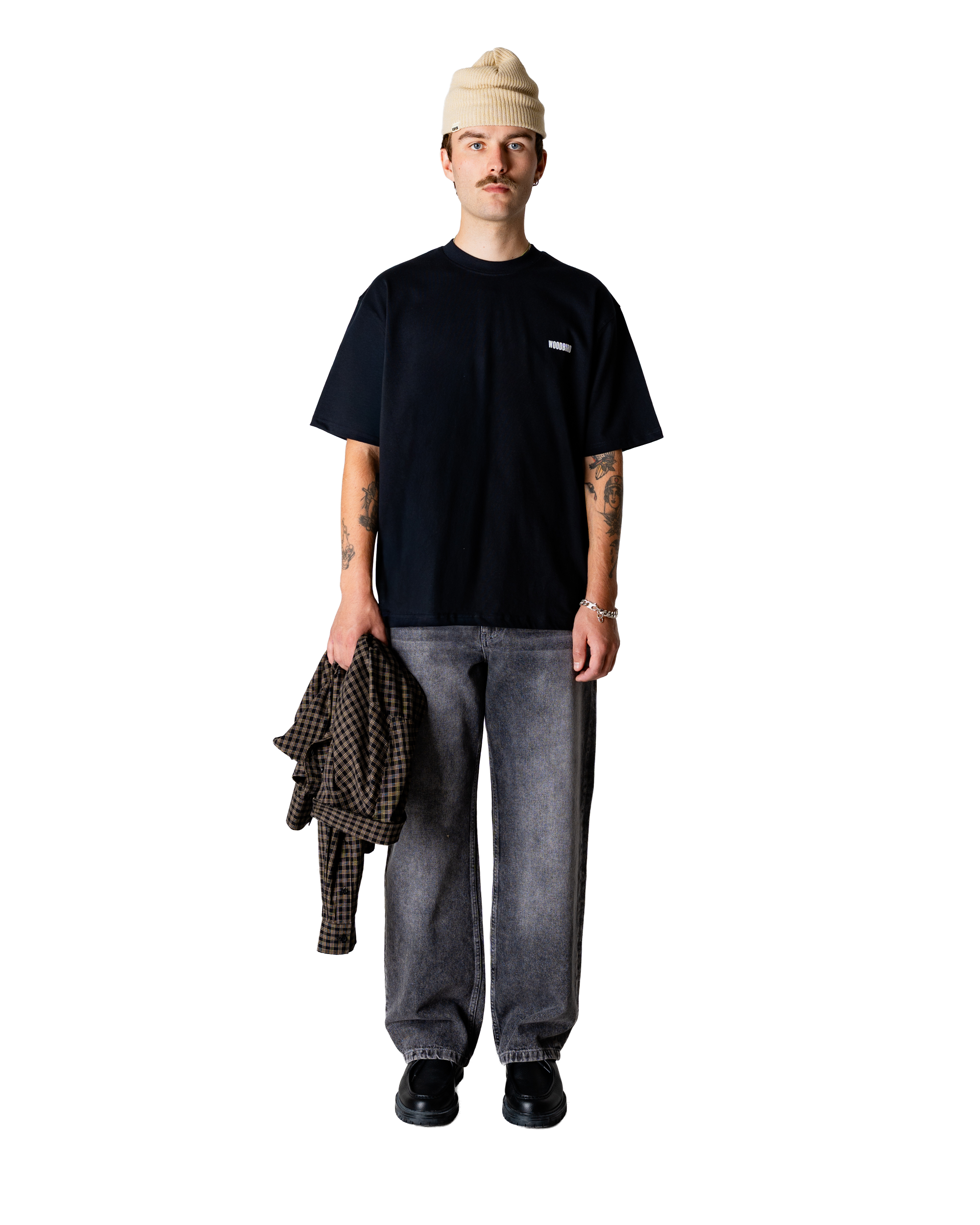 Woodbird WBBaine Sea Tee T-Shirts Black