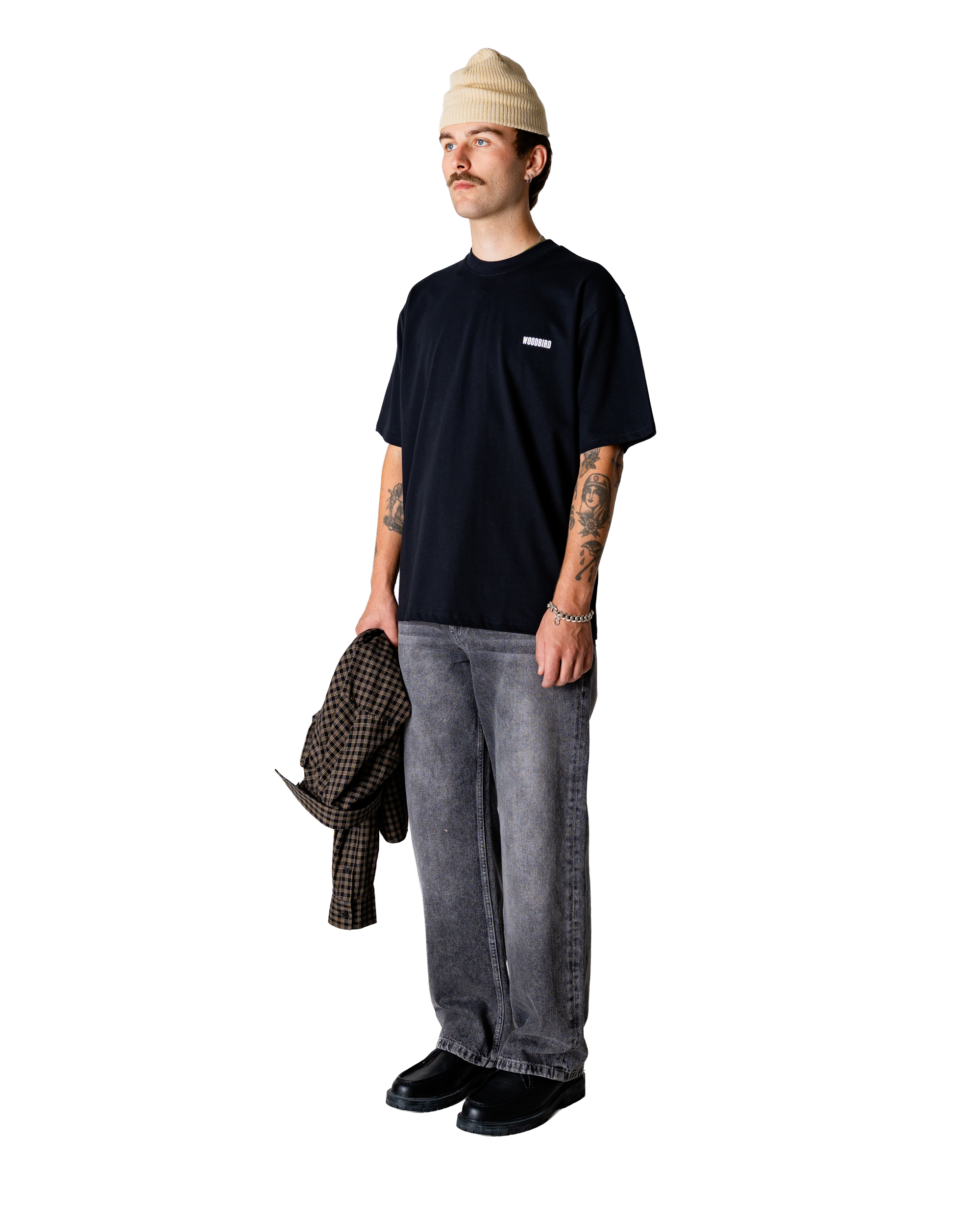 Woodbird WBBaine Sea Tee T-Shirts Black