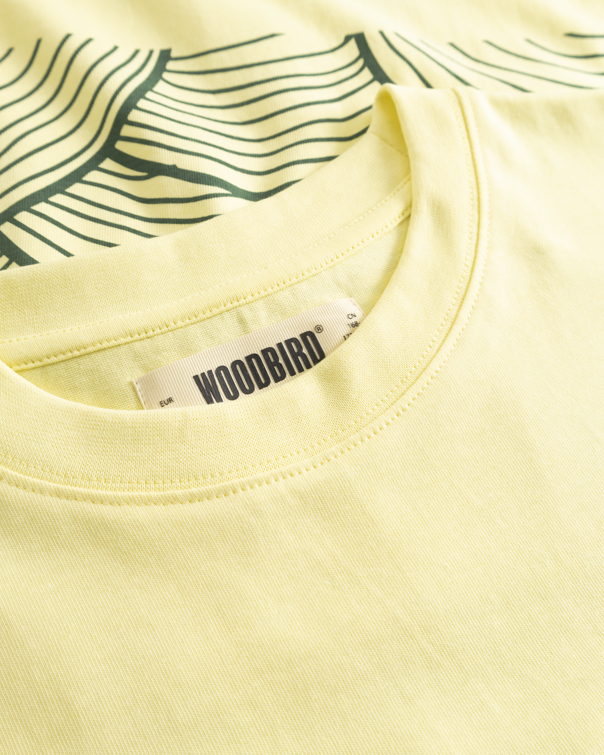 Woodbird WBBaine Sea Tee T-Shirts Wax Yellow