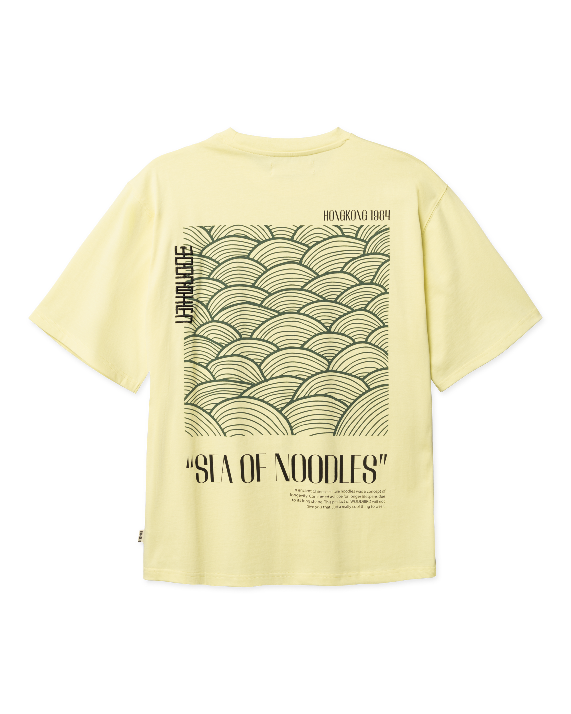 Woodbird WBBaine Sea Tee T-Shirts Wax Yellow