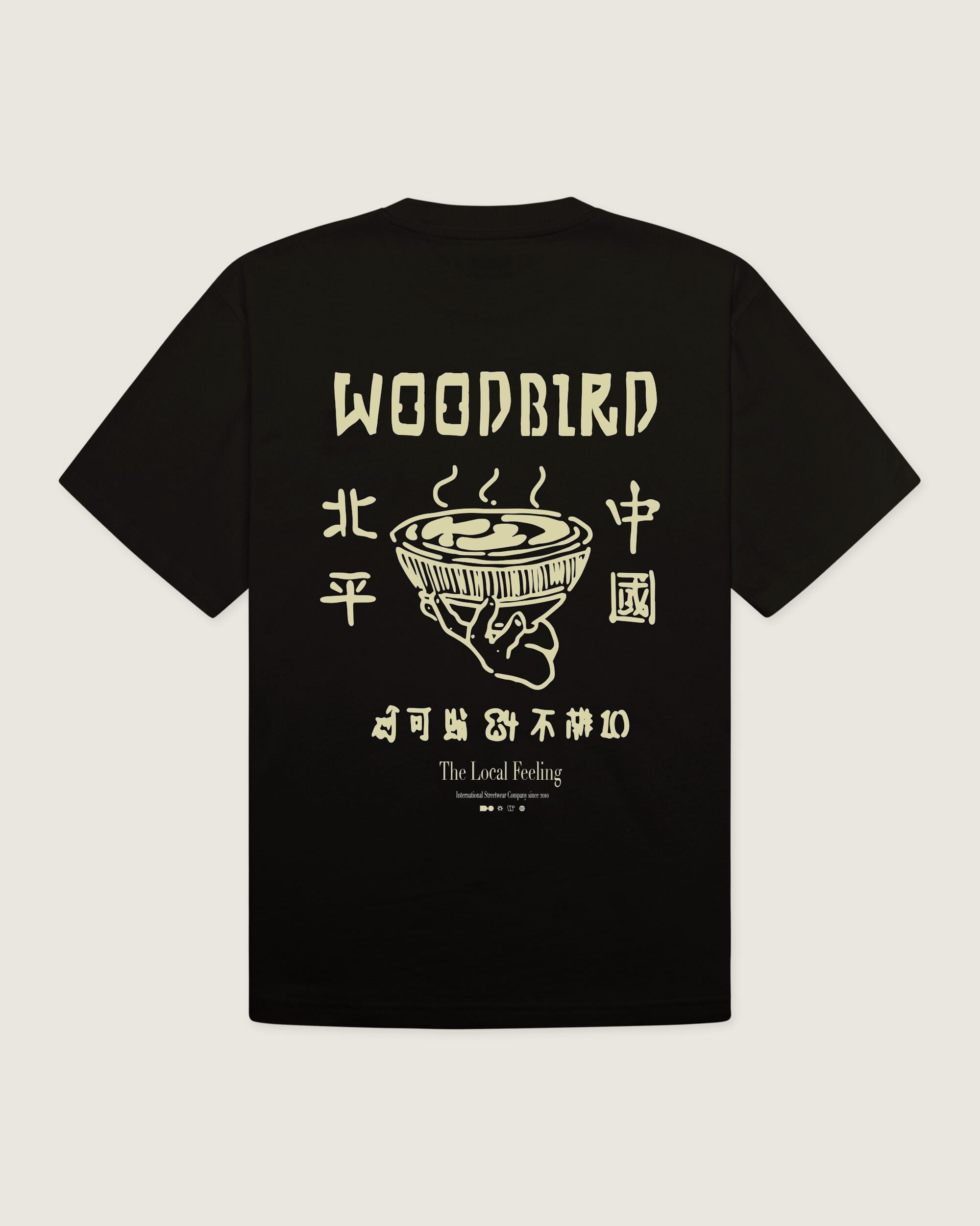 Woodbird WBBaine Serve Tee T-Shirts Black-Yellow