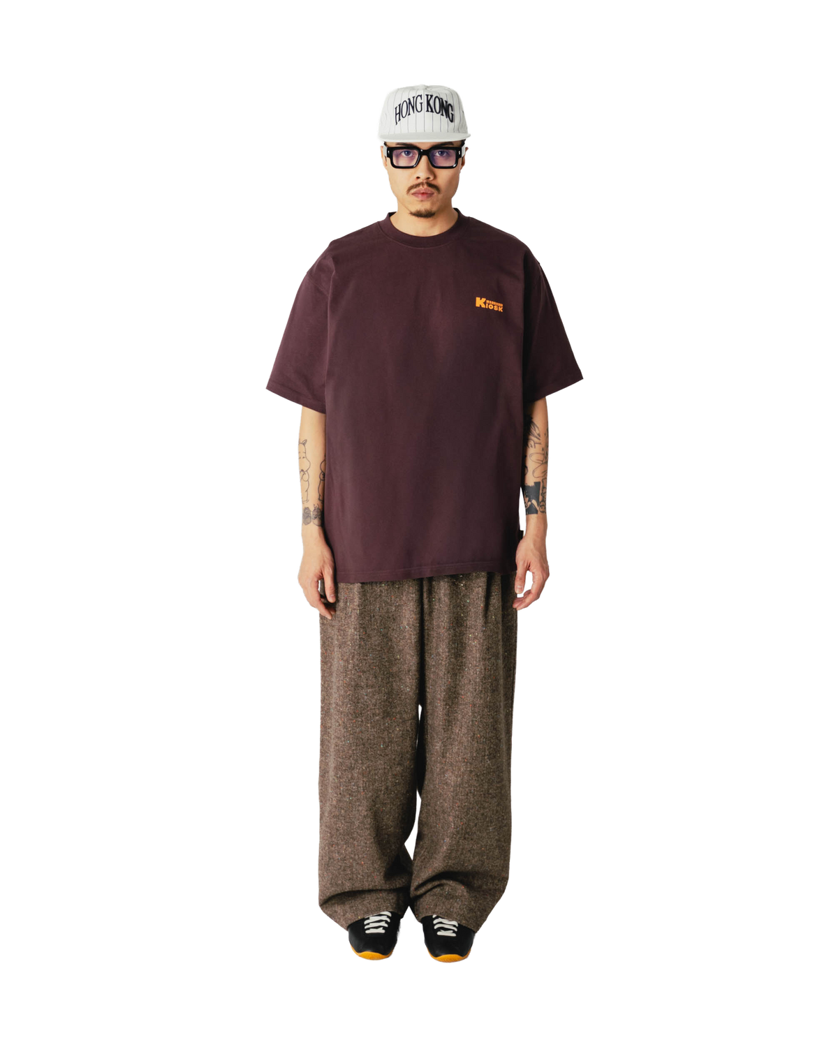 Woodbird WBBaine Shop Tee T-Shirts Fudge Brown