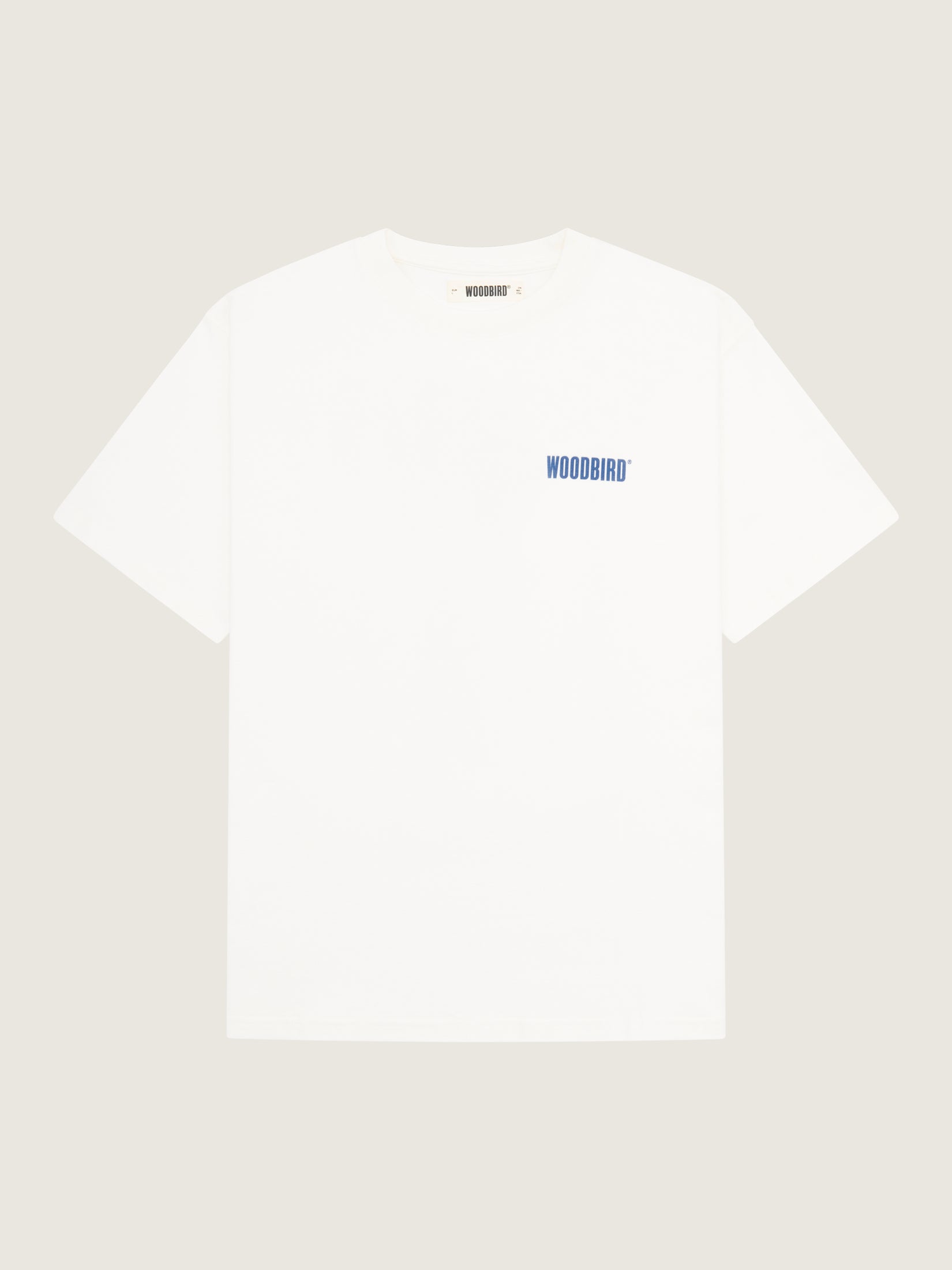 Woodbird WBBaine Sip Tee T-Shirts Off White