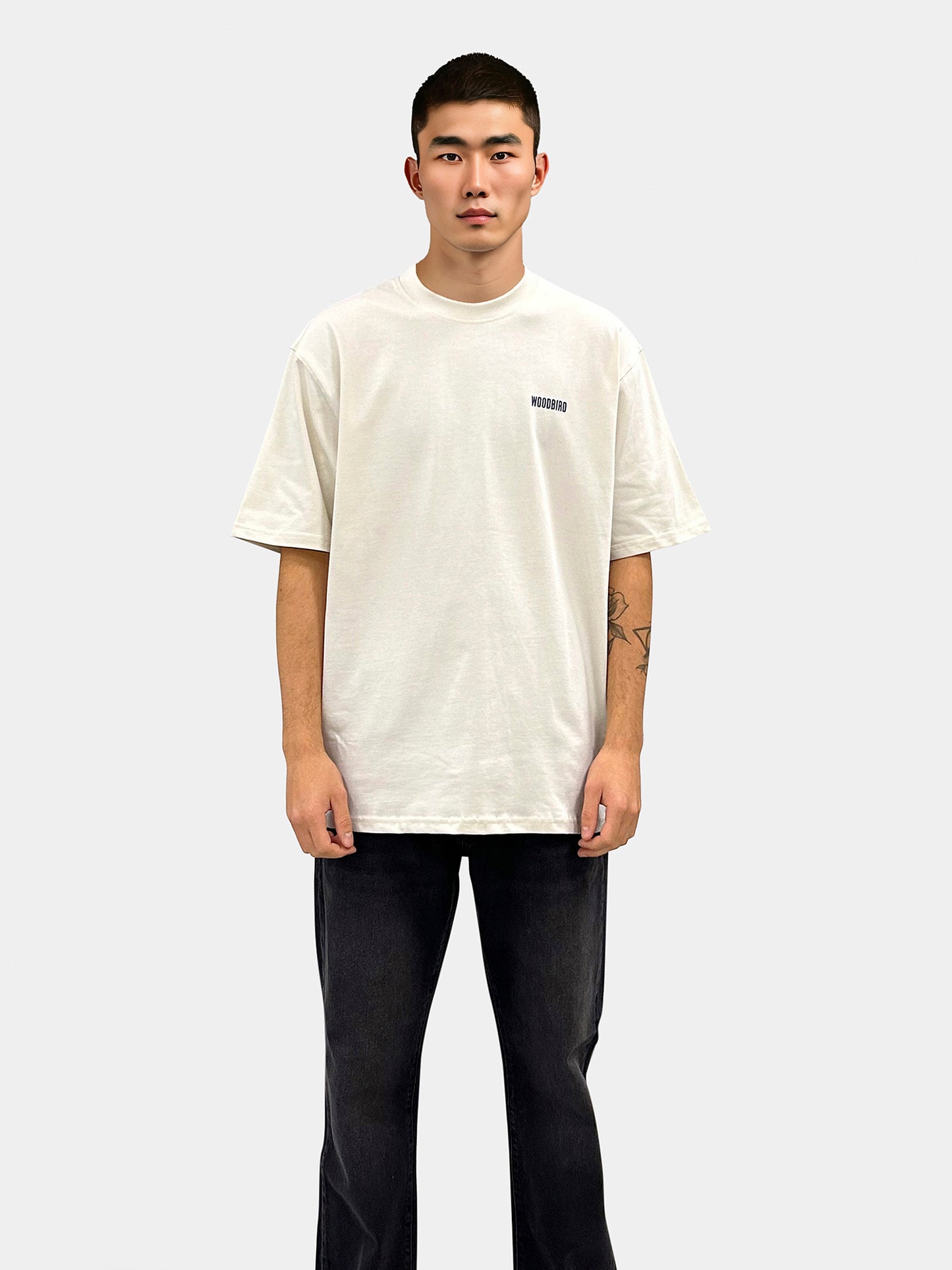 Woodbird WBBaine Sip Tee T-Shirts Off White