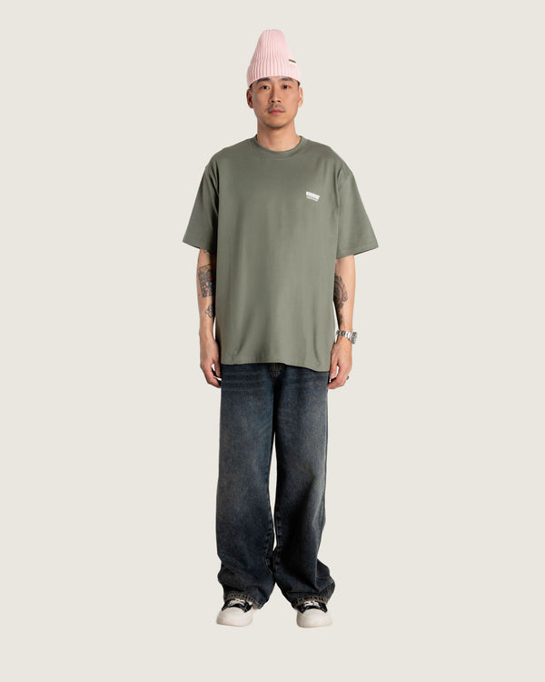Woodbird WBBaine Soya Tee T-Shirts Grey-Green