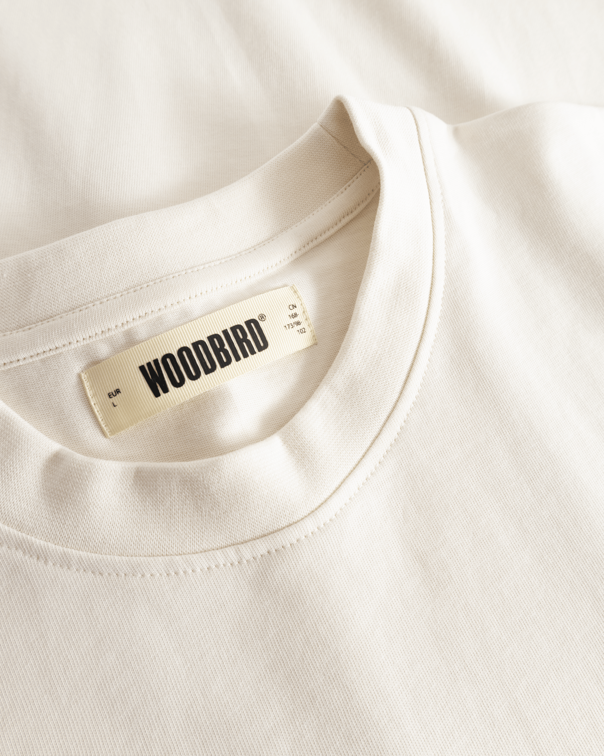 Woodbird WBBaine Soya Tee T-Shirts Off White