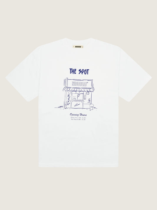 Woodbird WBBaine Spot tee T-Shirts White