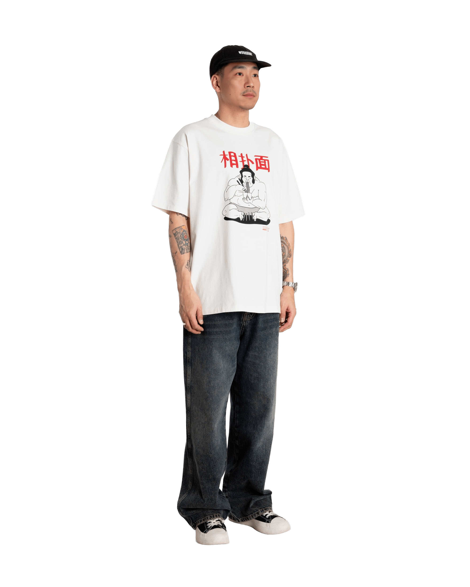 Woodbird WBBaine Sumo Tee T-Shirts Off White