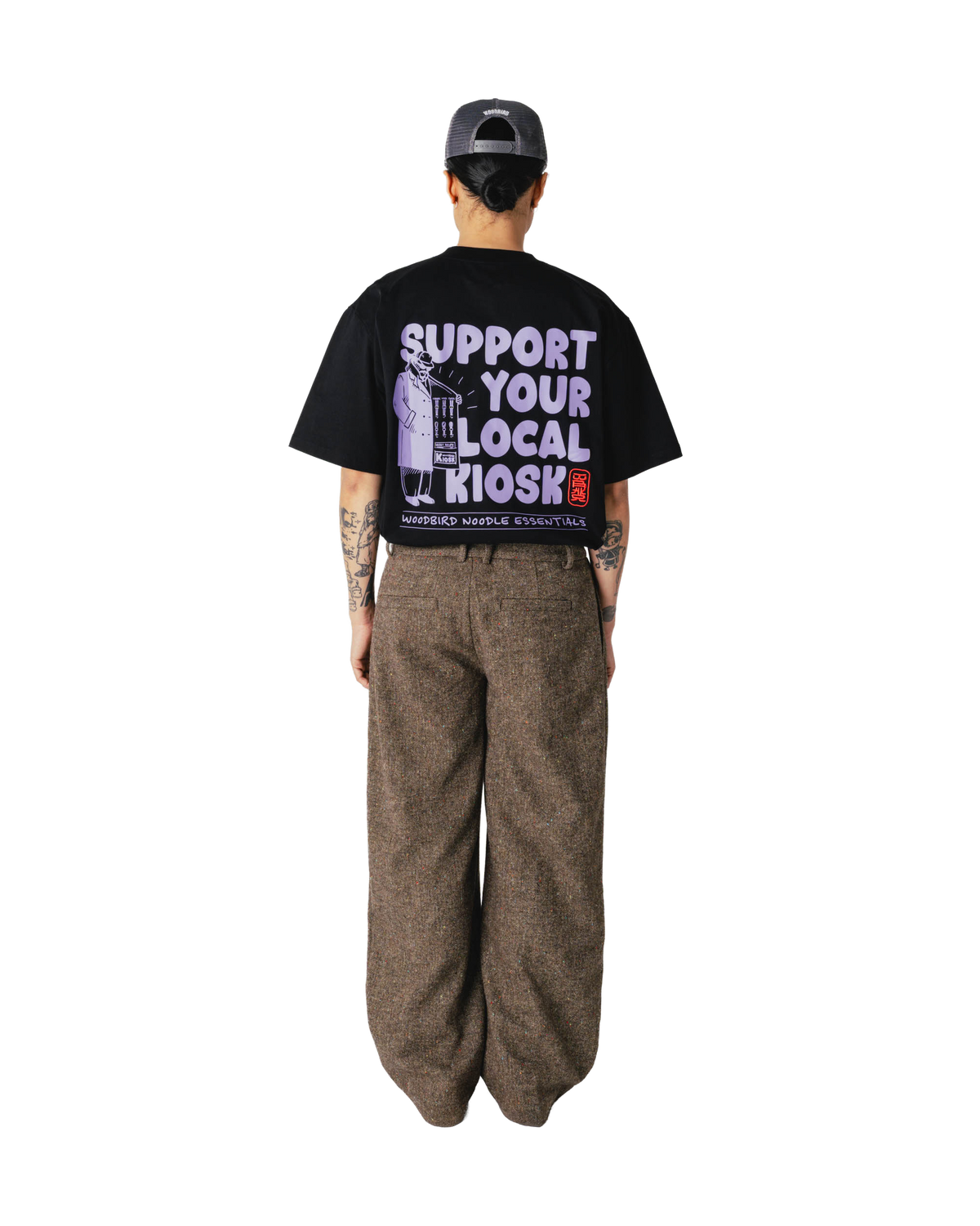 Woodbird WBBaine Support Tee T-Shirts Black