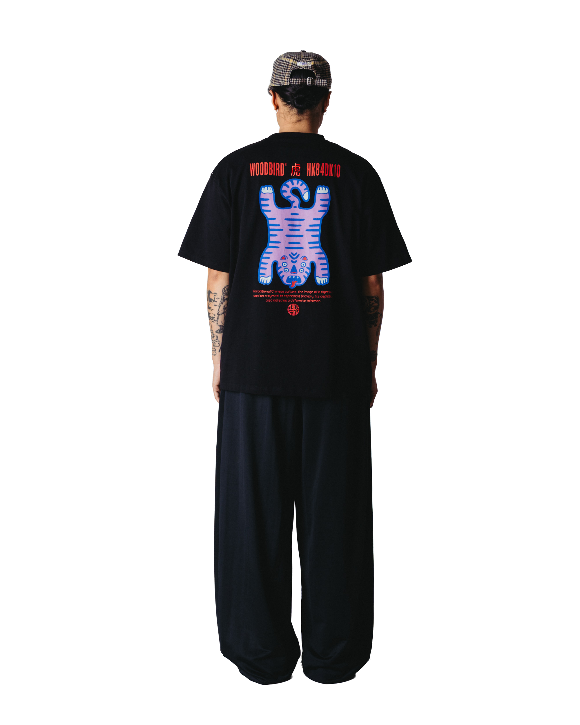 Woodbird WBBaine Tiger Tee T-Shirts Black