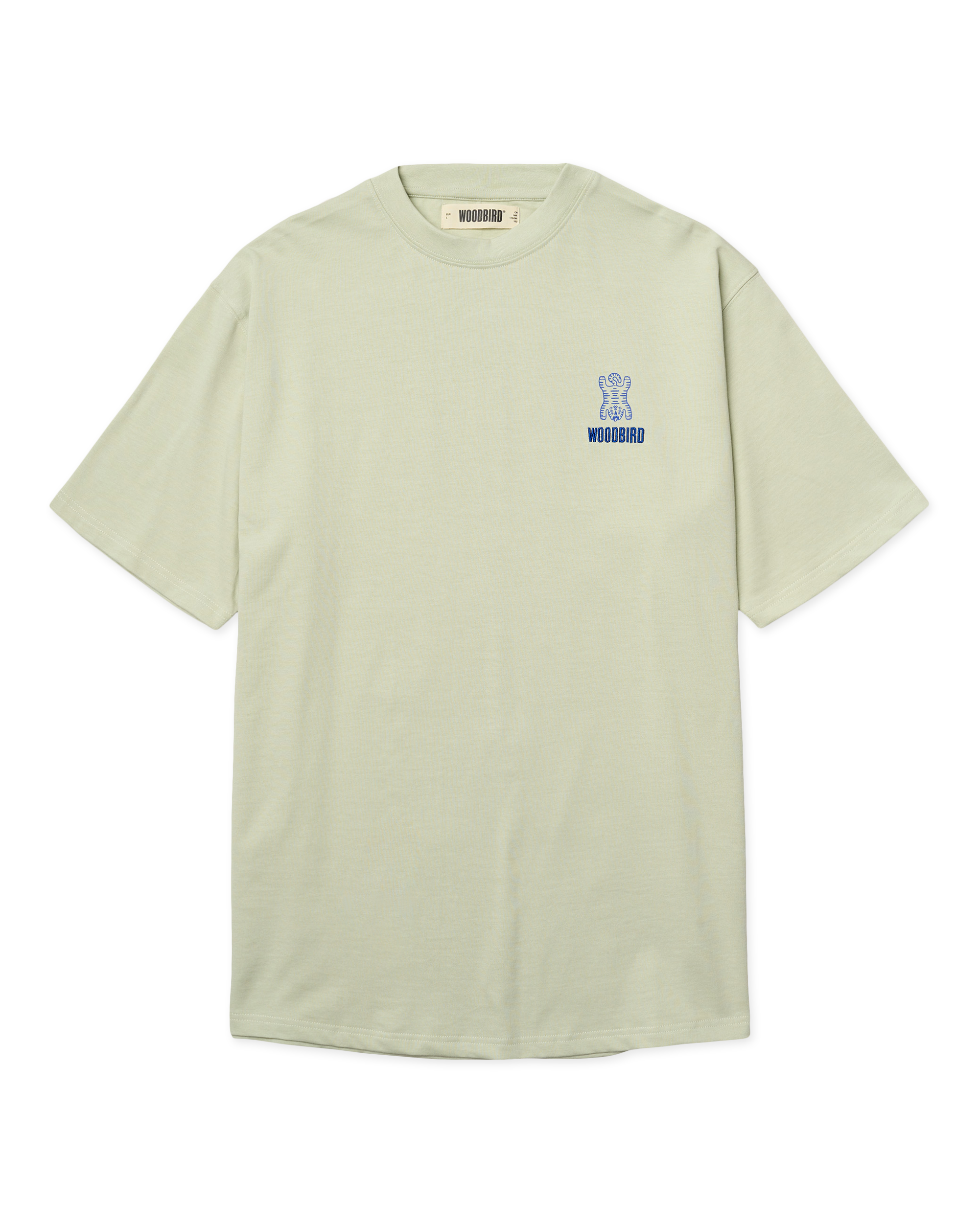 Woodbird WBBaine Tiger Tee T-Shirts Dusty Green