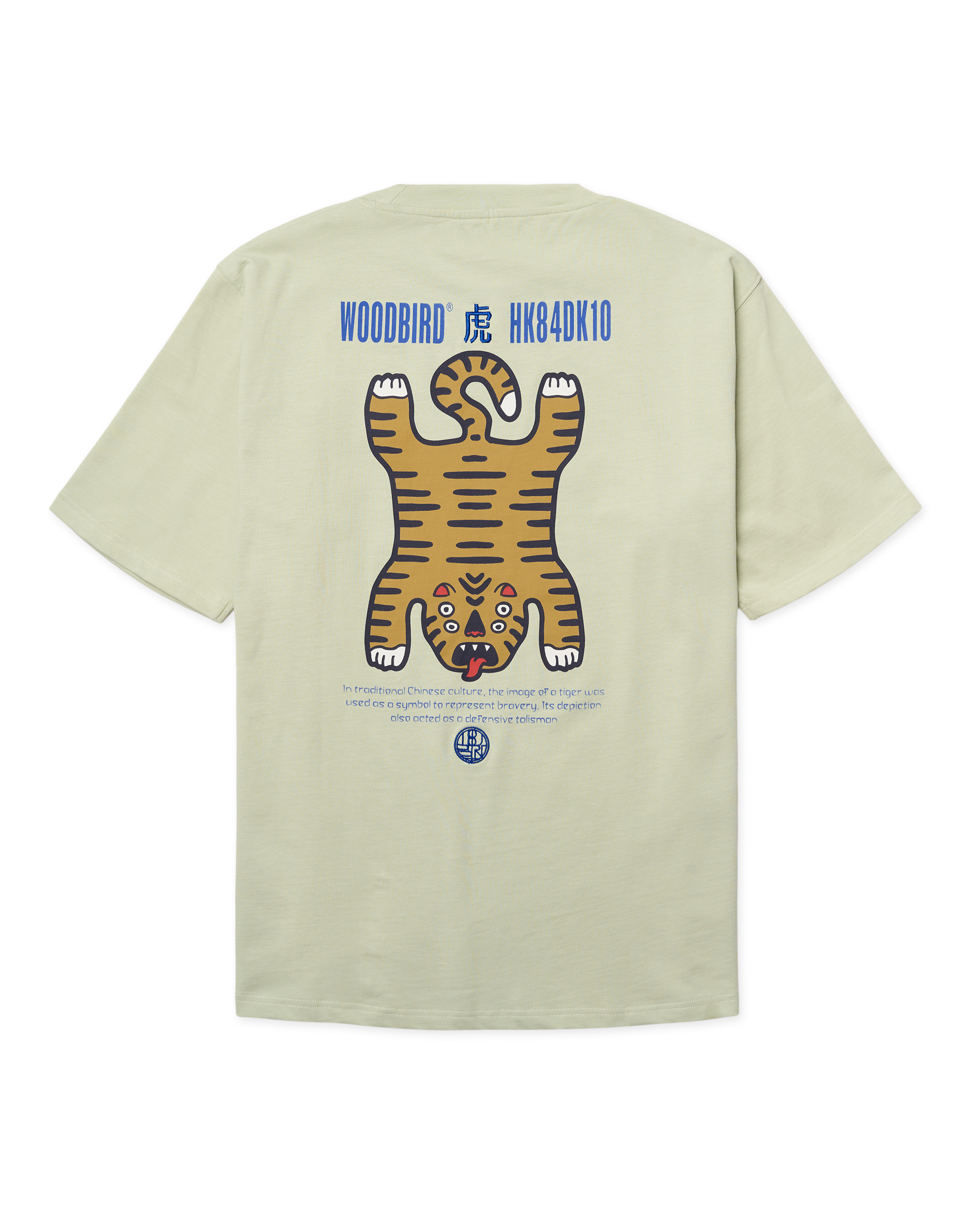 Woodbird WBBaine Tiger Tee T-Shirts Dusty Green