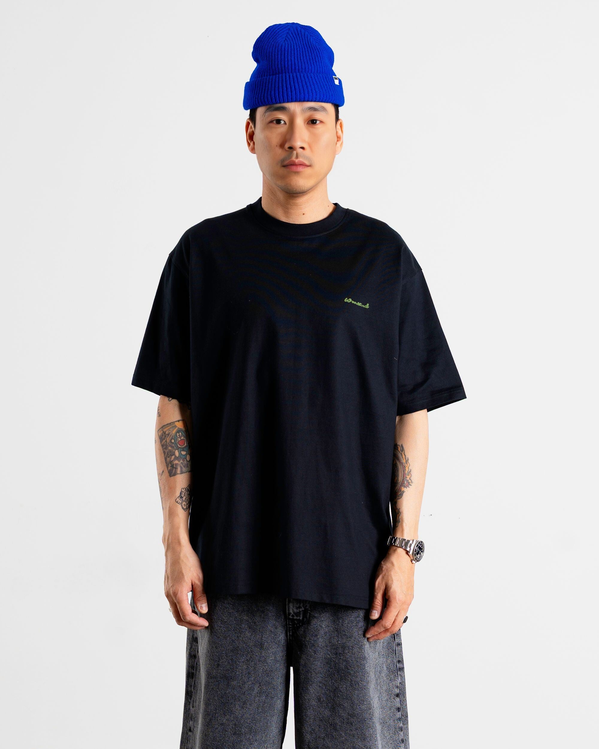 Woodbird WBBaine Tiger tee T-Shirts Black