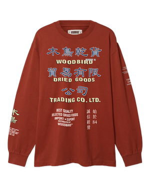 Woodbird WBBaine Trade LS Tee T-Shirts Red
