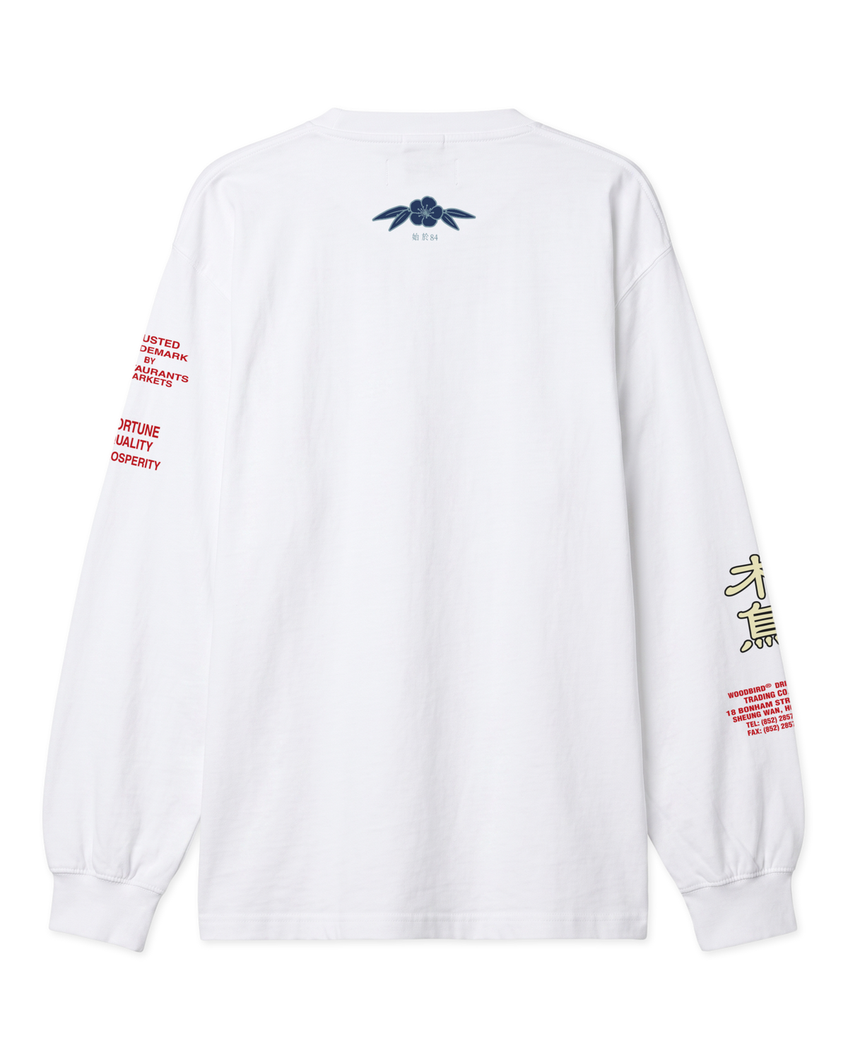 Woodbird WBBaine Trade LS Tee T-Shirts White