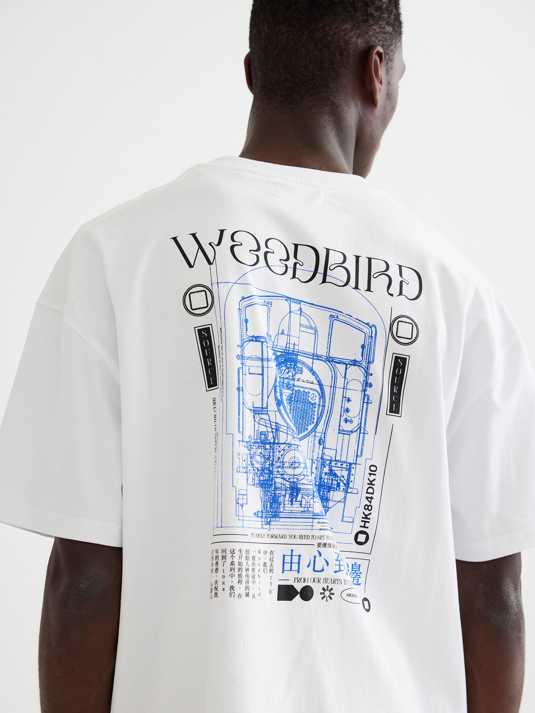 Woodbird WBBaine Train Tee T-Shirts White