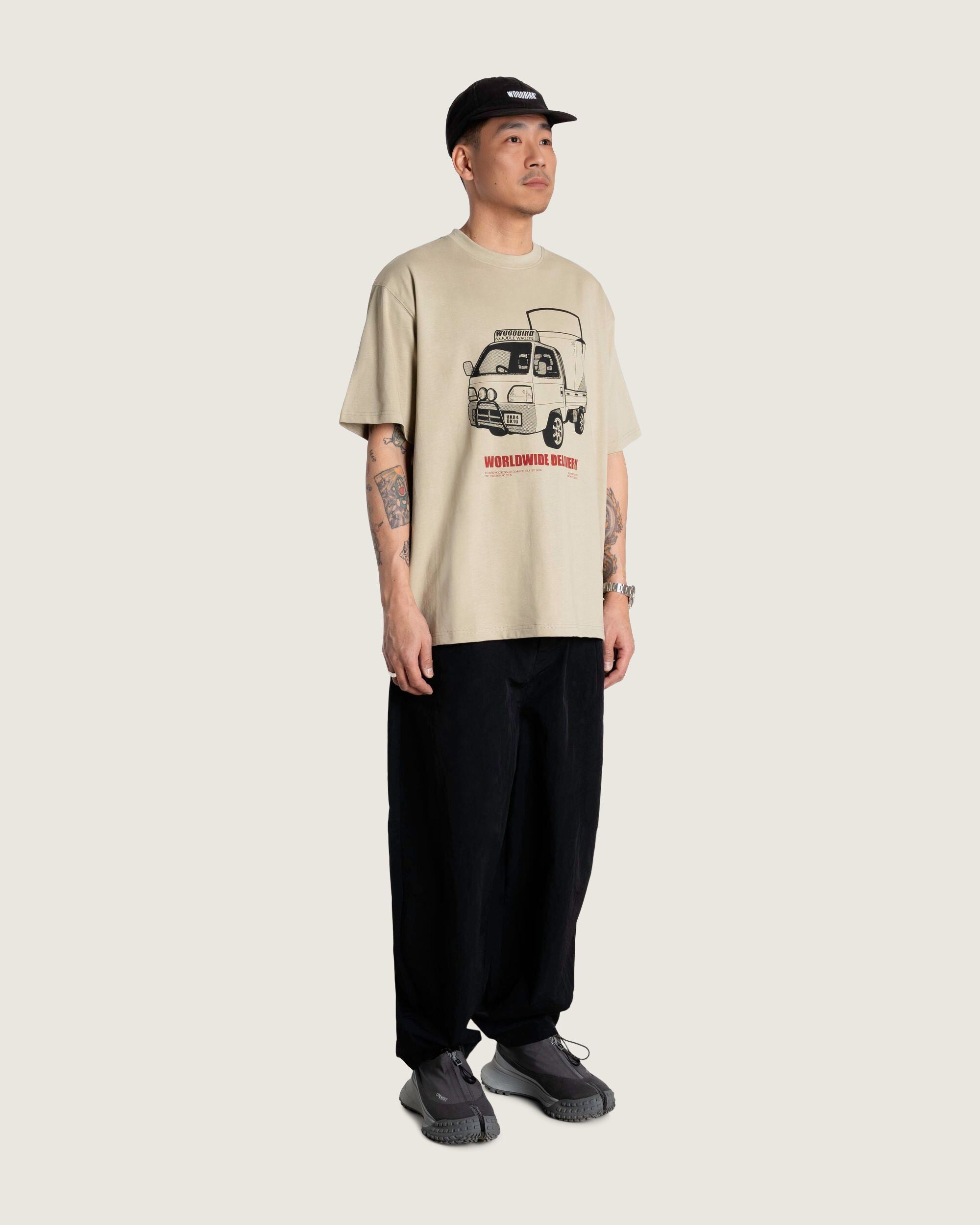 Woodbird WBBaine Truck Tee T-Shirts Stone