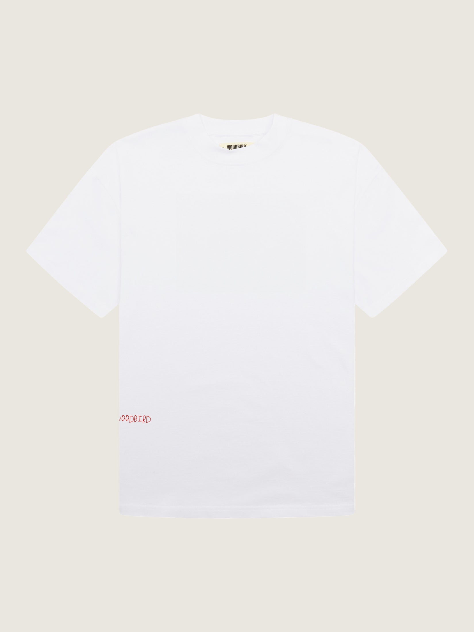 Woodbird WBBaine Vase Tee T-Shirts White-Red