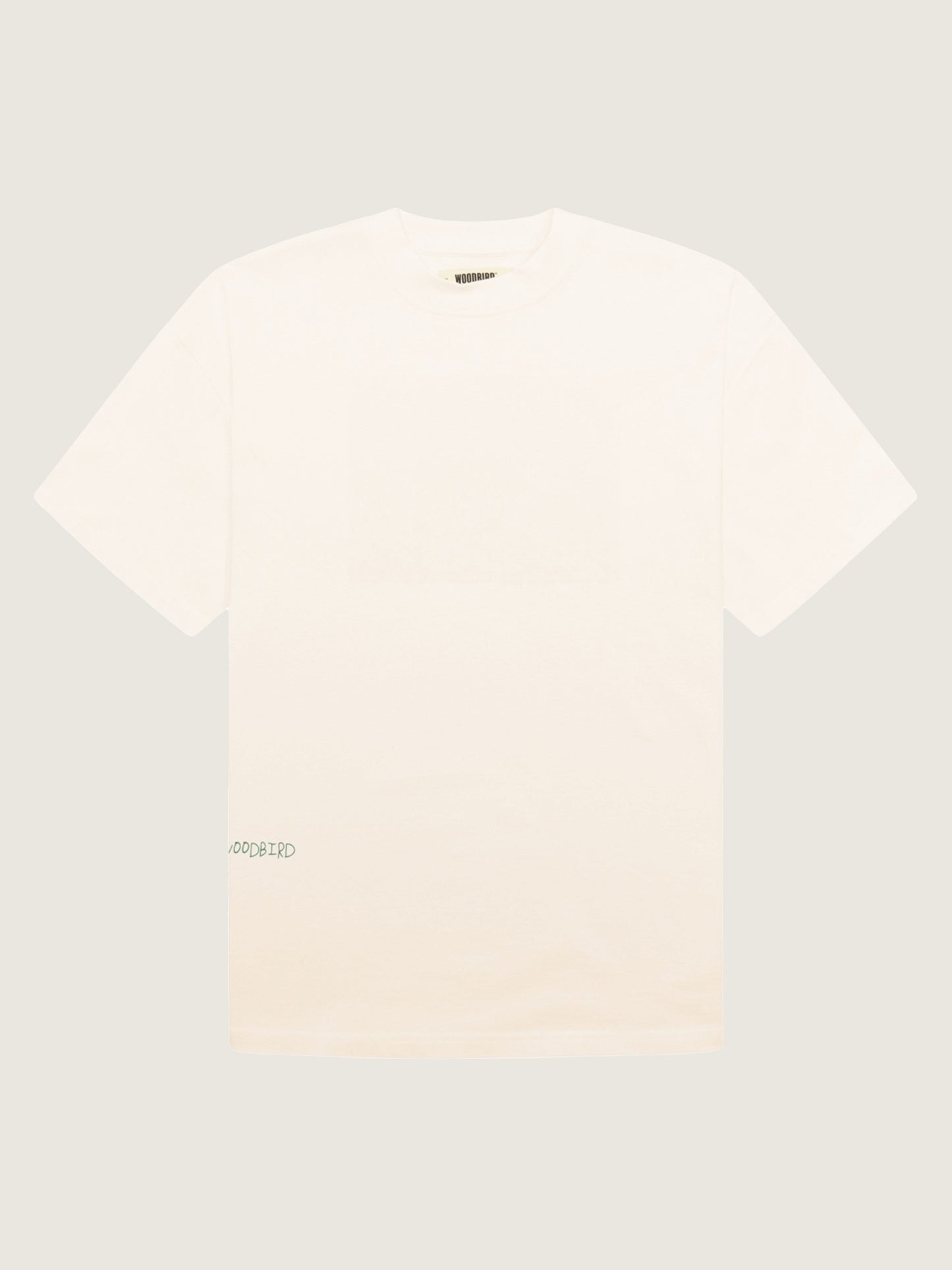 Woodbird Female WBBaine Vase Tee T-Shirts Off White - Green