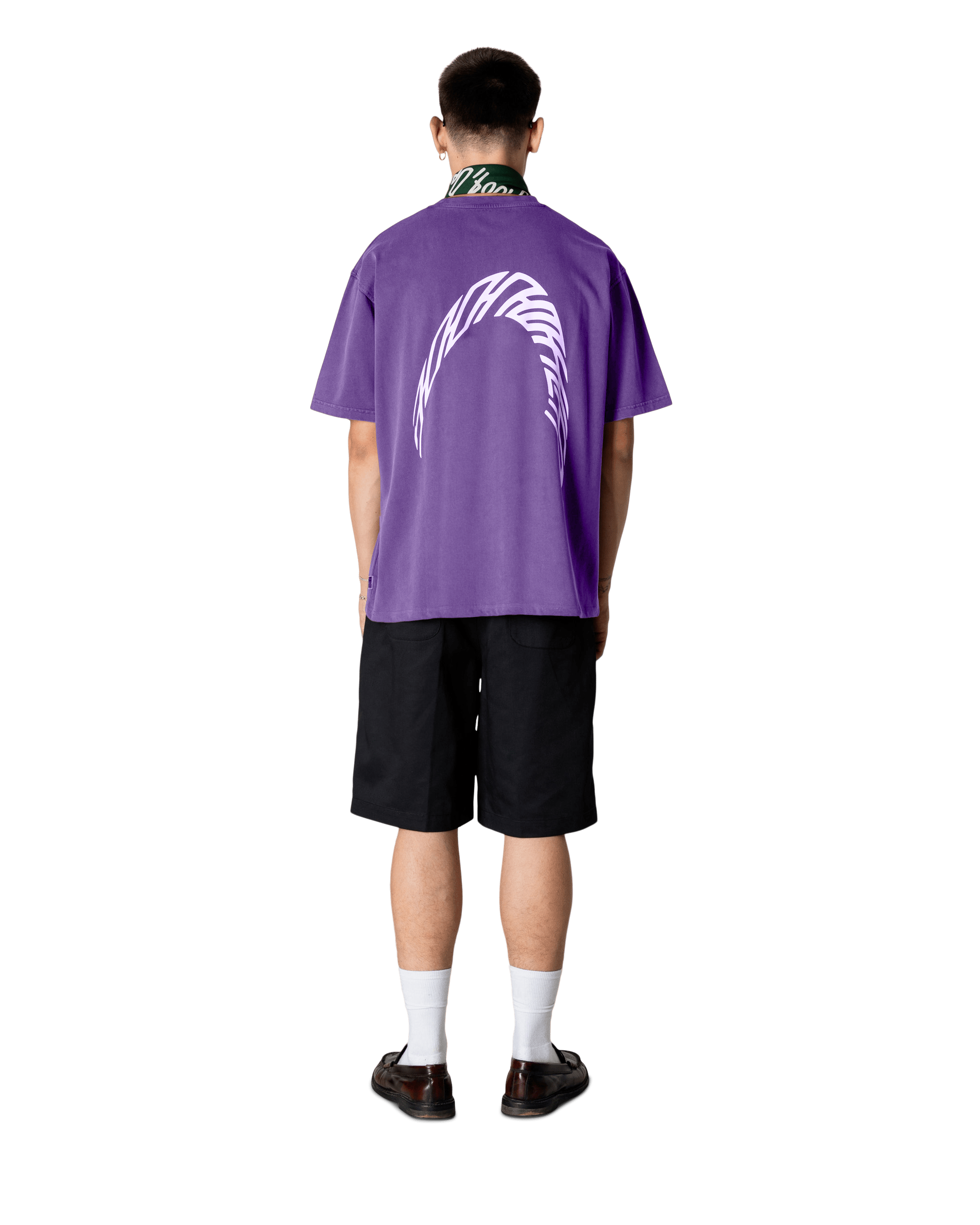 Woodbird WBBaine Warp Acid Tee T-Shirts Washed Purple