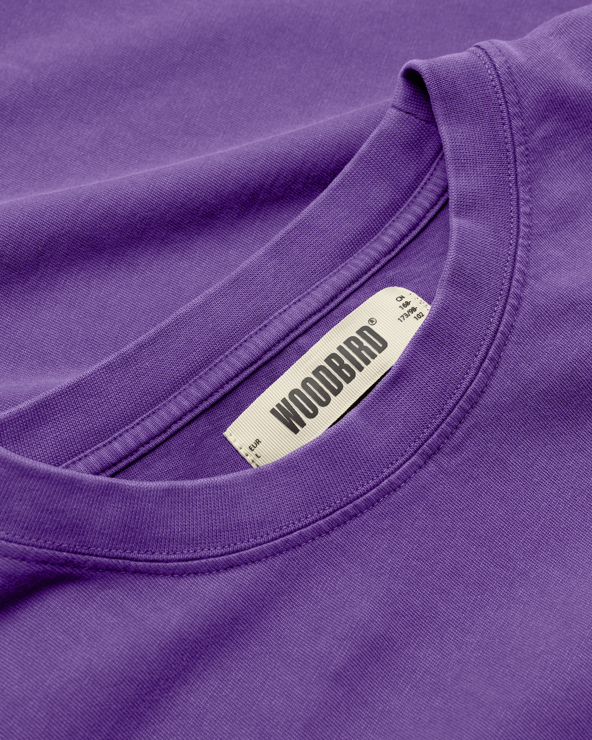 Woodbird WBBaine Warp Acid Tee T-Shirts Washed Purple