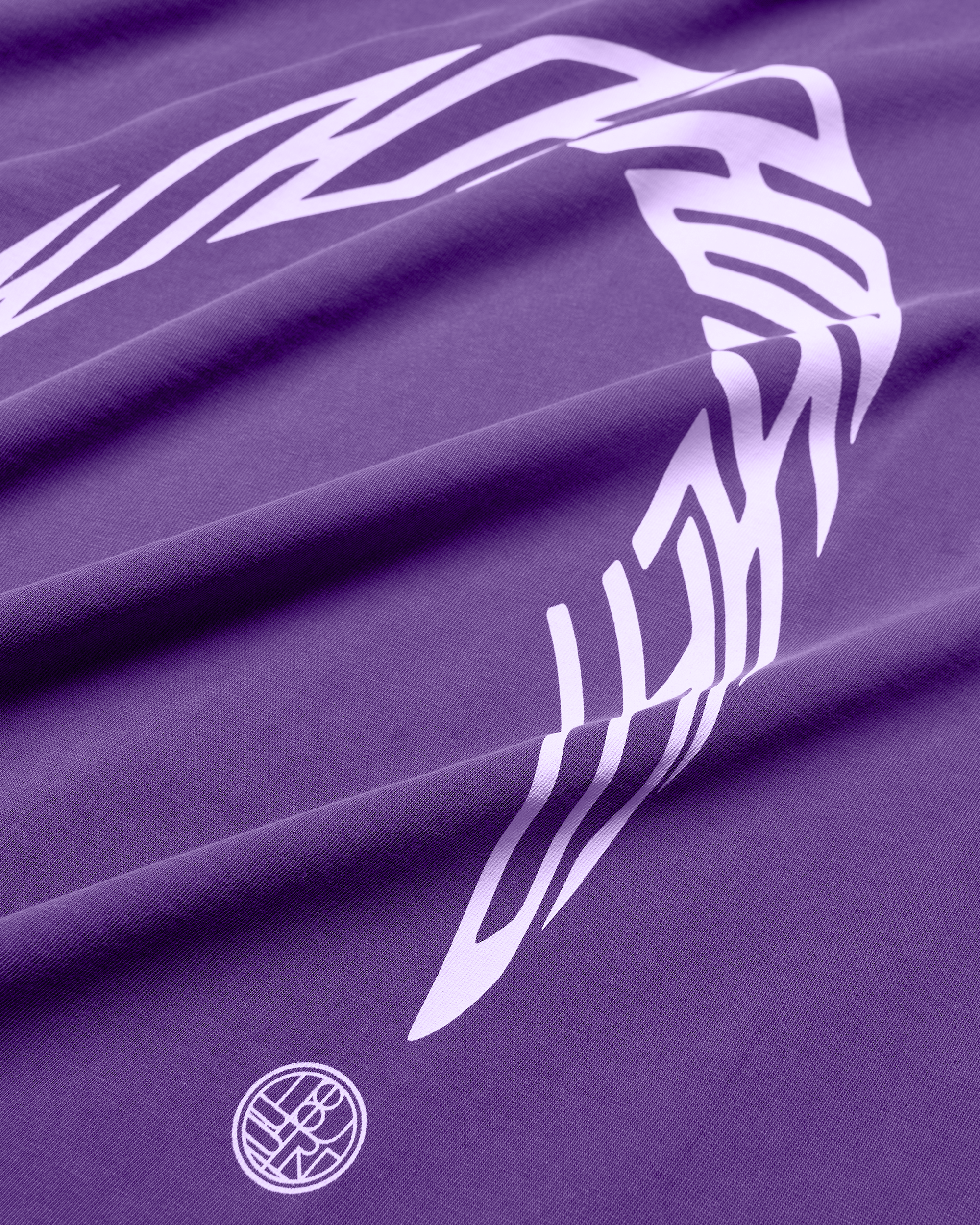 Woodbird WBBaine Warp Acid Tee T-Shirts Washed Purple