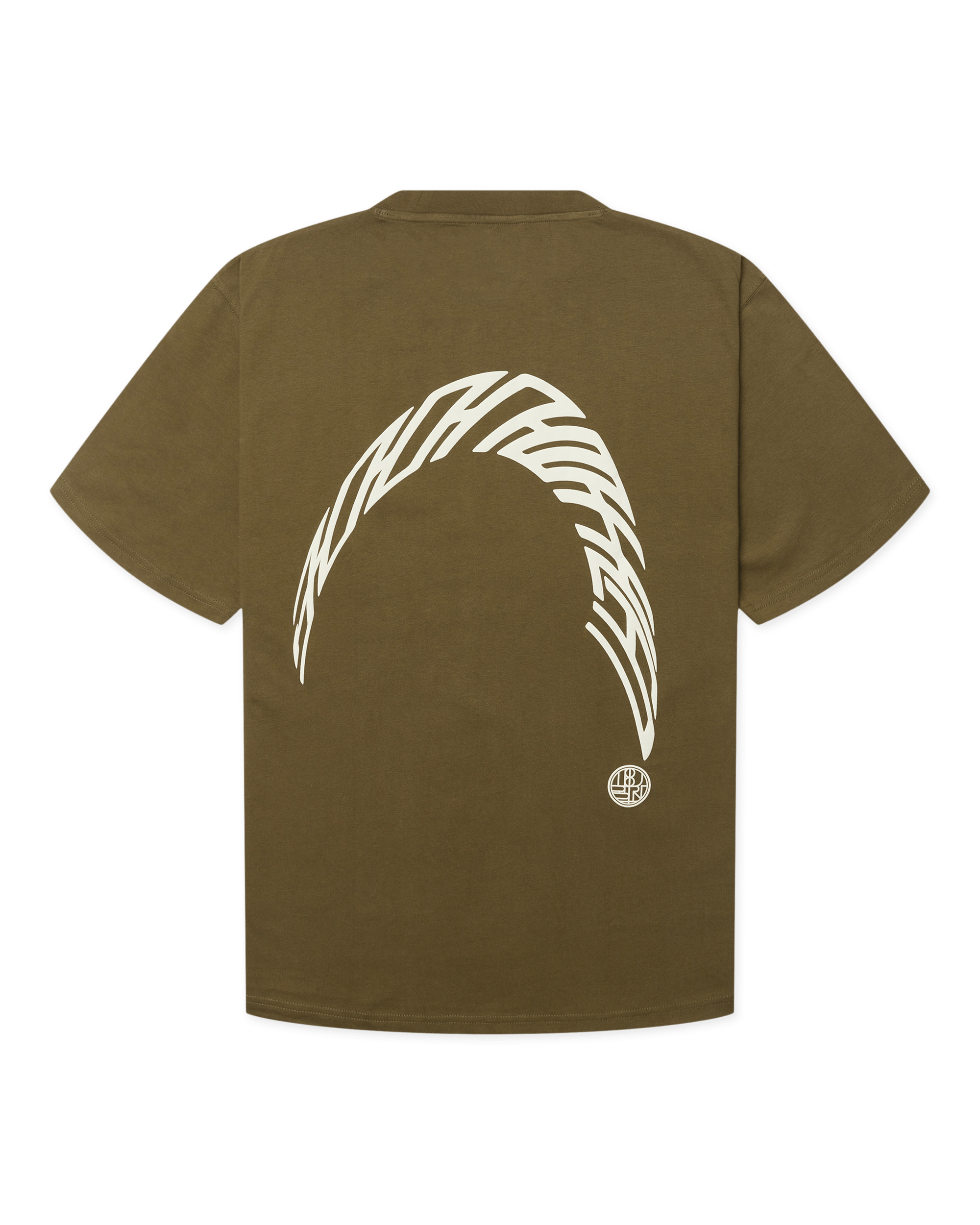 Woodbird WBBaine Warp Tee T-Shirts Dark Olive