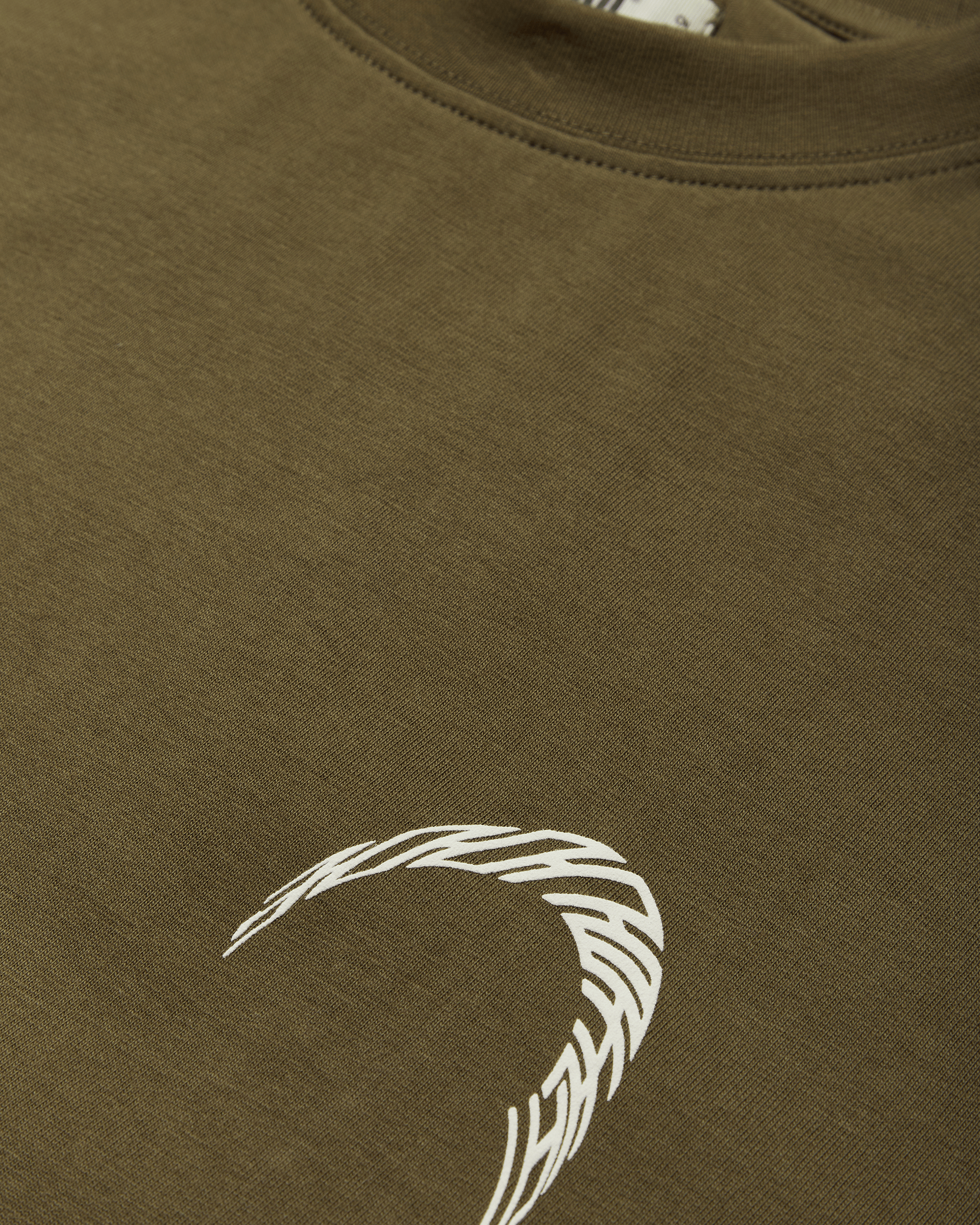 Woodbird WBBaine Warp Tee T-Shirts Dark Olive