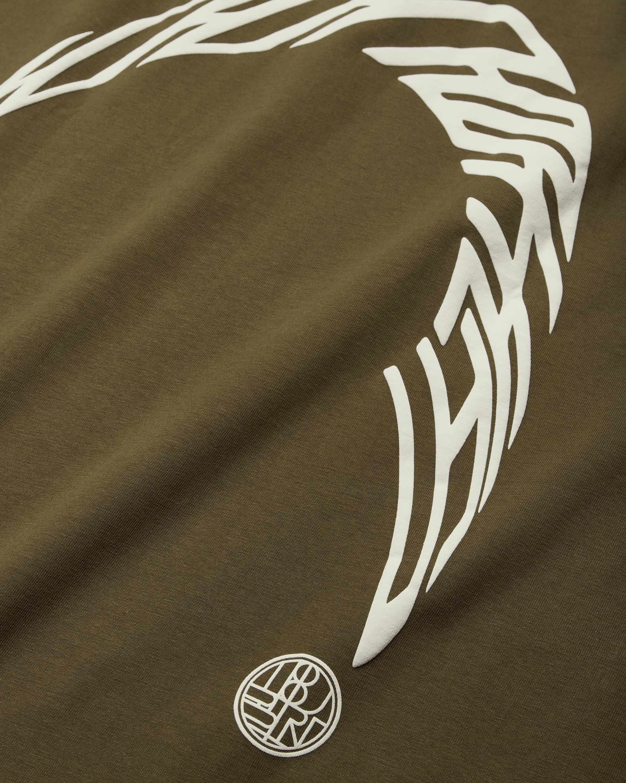 Woodbird WBBaine Warp Tee T-Shirts Dark Olive