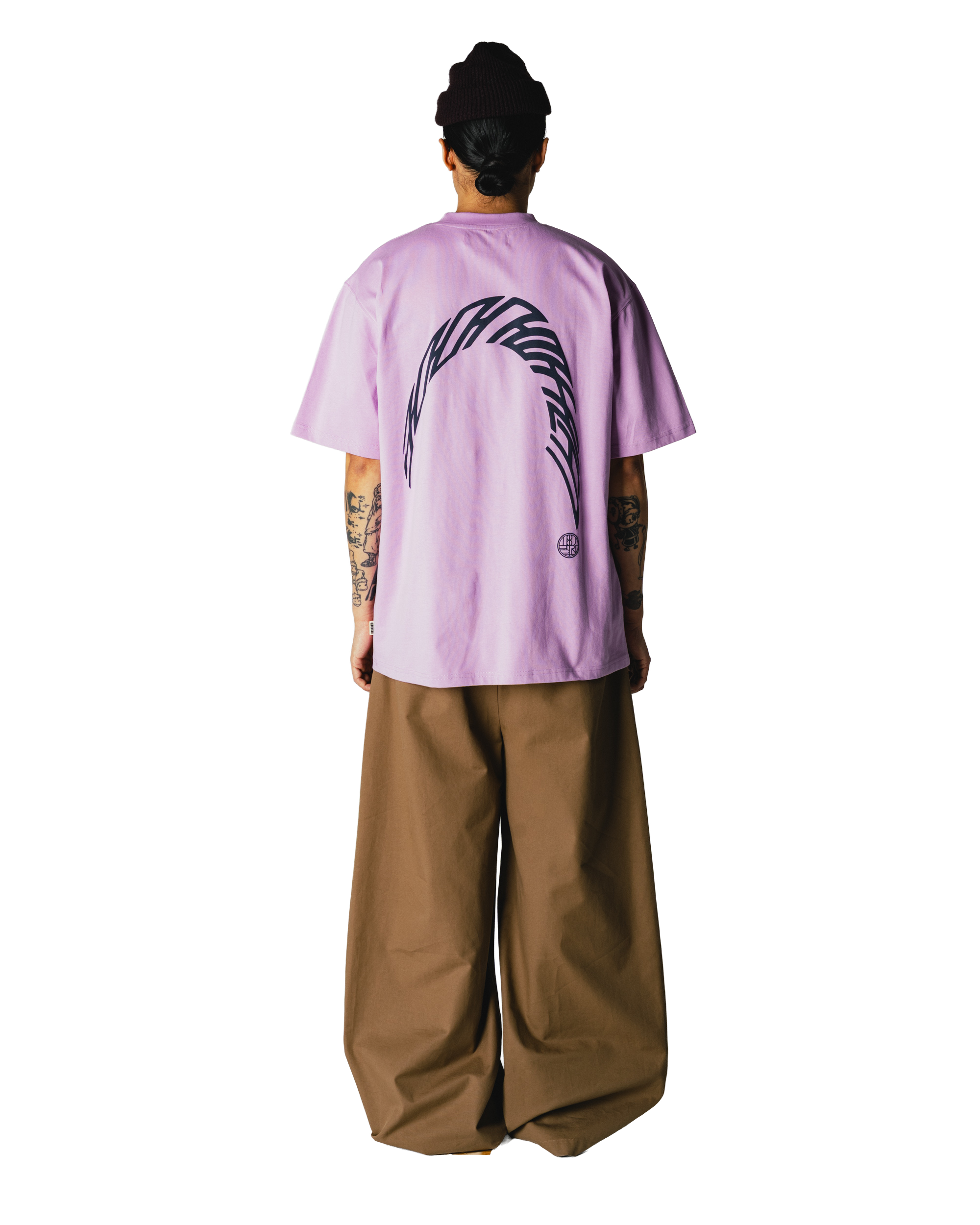 Woodbird WBBaine Warp Tee T-Shirts Dusty Violet