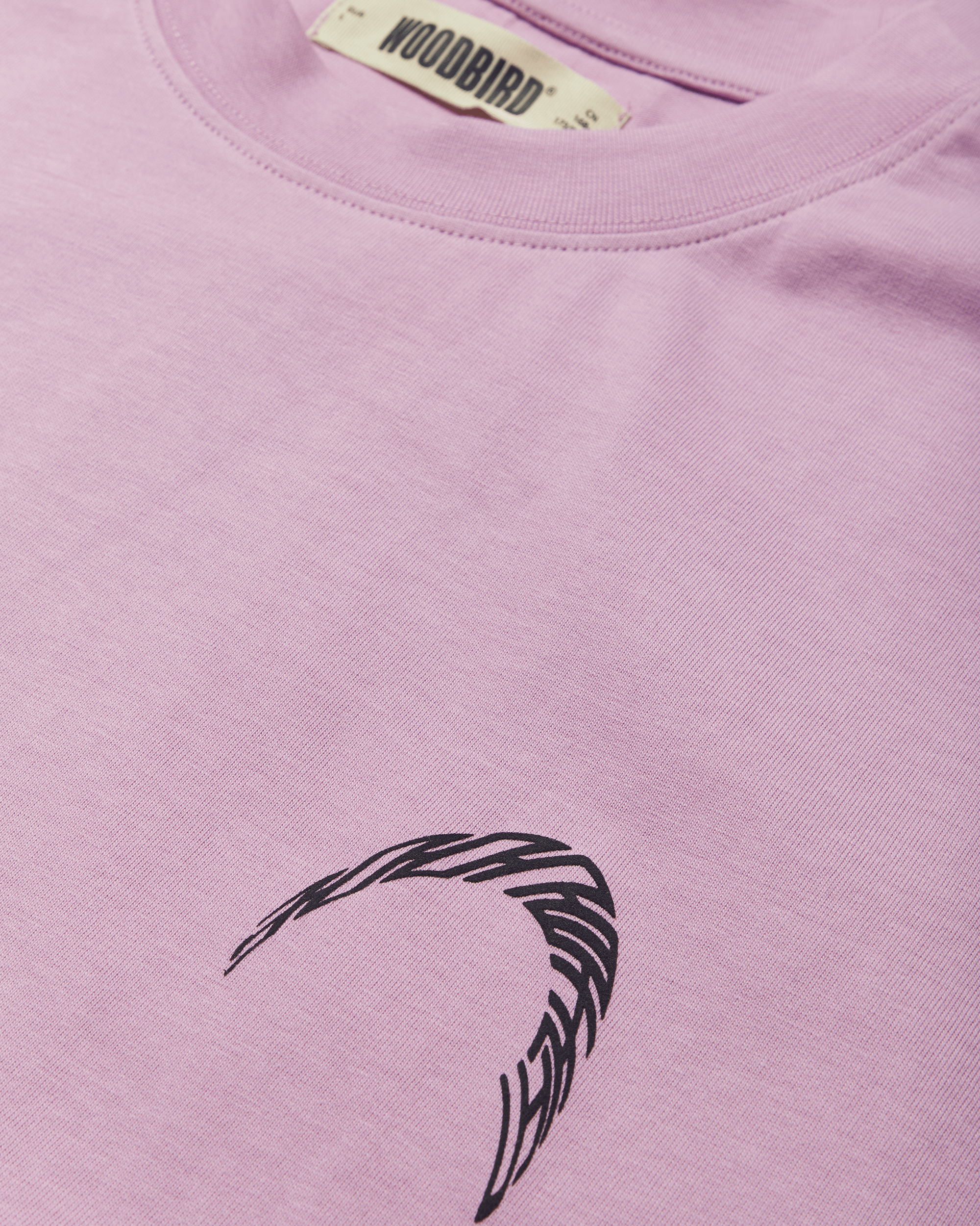 Woodbird WBBaine Warp Tee T-Shirts Dusty Violet