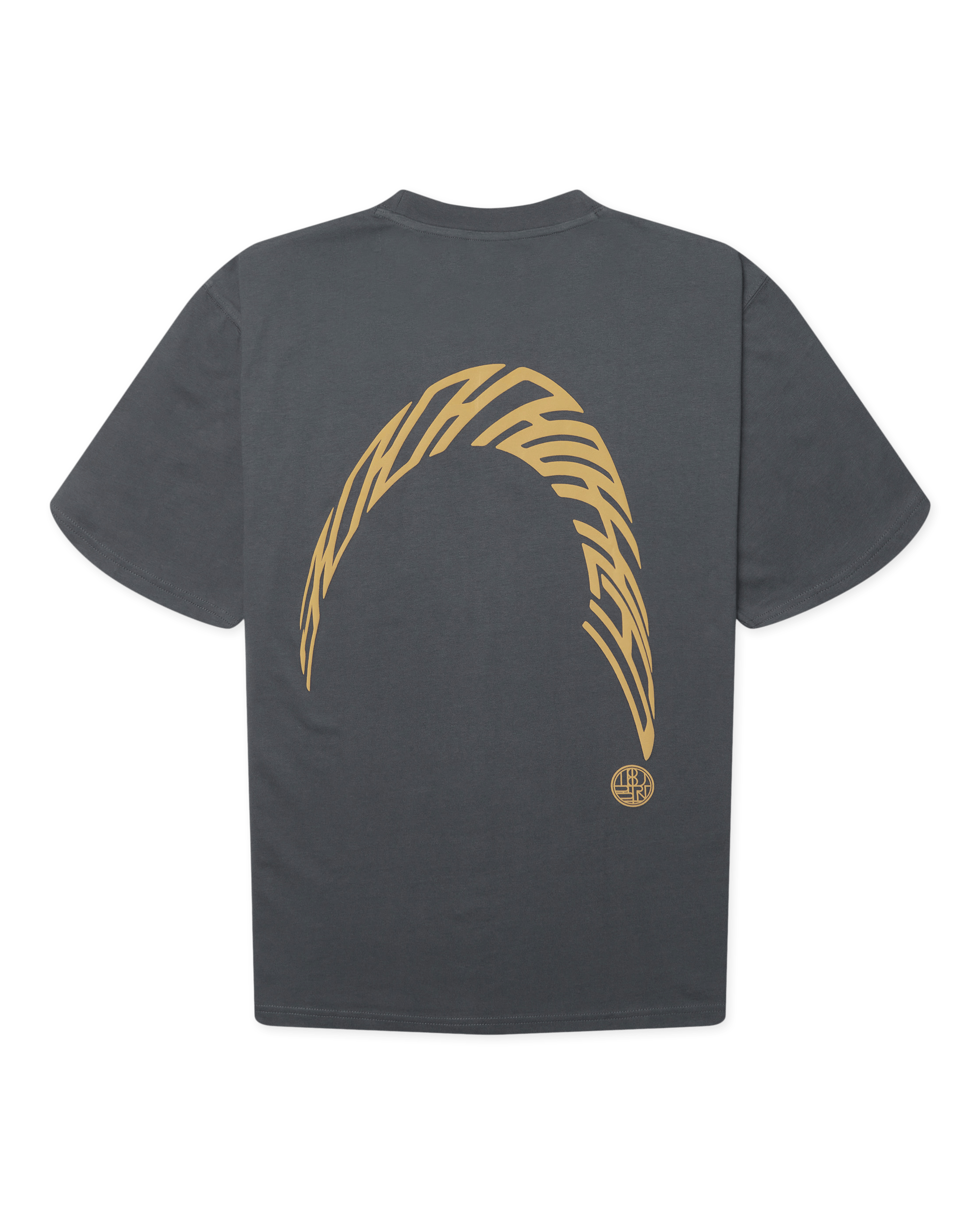 Woodbird WBBaine Warp Tee T-Shirts Slate Blue